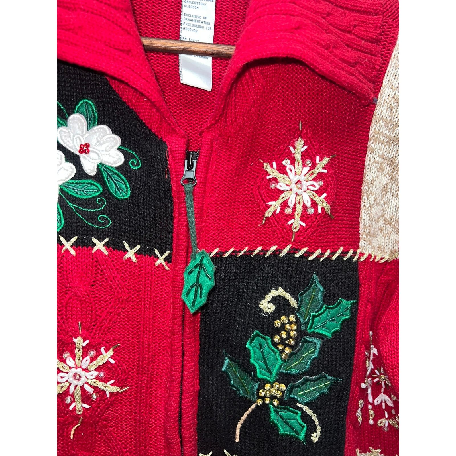 Vintage Tiara Christmas Collection Sweater International Winter L Size L / US 10 / IT 46 - 5 Thumbnail