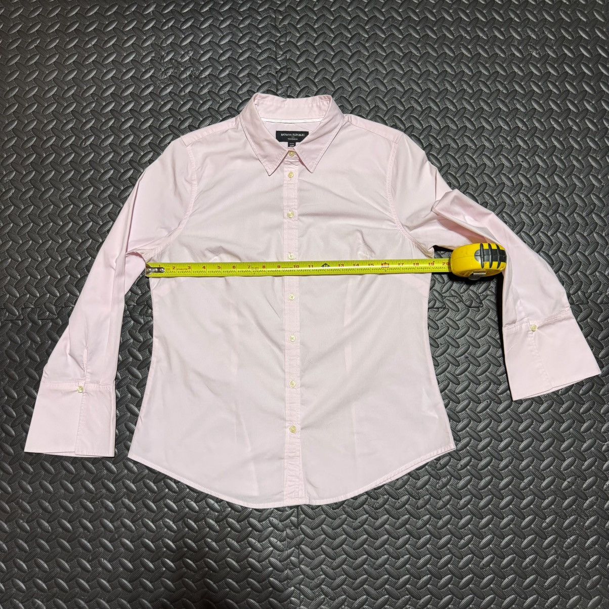 Banana Republic Banana Republic Button Down Shirt Tailored Fit Petite 12P Size XL / US 12-14 / IT 48-50 - 4 Thumbnail