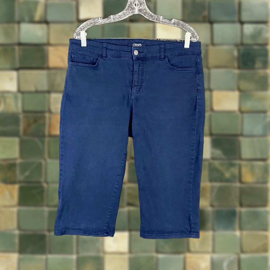 Chaps CHAPS Capris Pants Blue Women's Regular 12 Size ONE SIZE - 1 Thumbnail