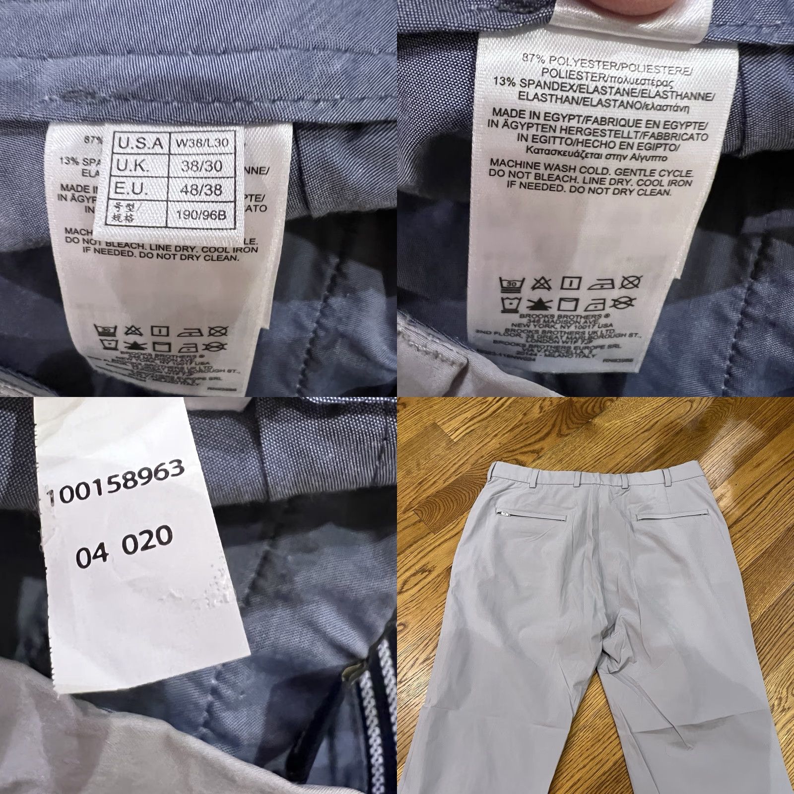 Brooks Brothers Brooks Brothers Lightweight Advantage Chino Stretch Pants Mens 38x30 Tan Size US 38 / EU 54 - 8 Thumbnail