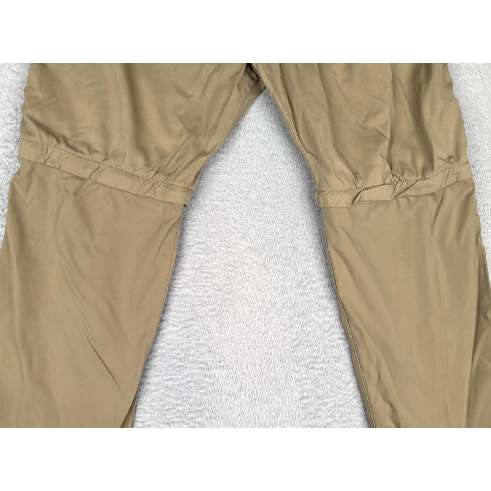 Prana PrAna Pants Mens Large Tan Hiking Outdoor Stretch Casual Trail Khaki Travel Size US 33 - 3 Thumbnail