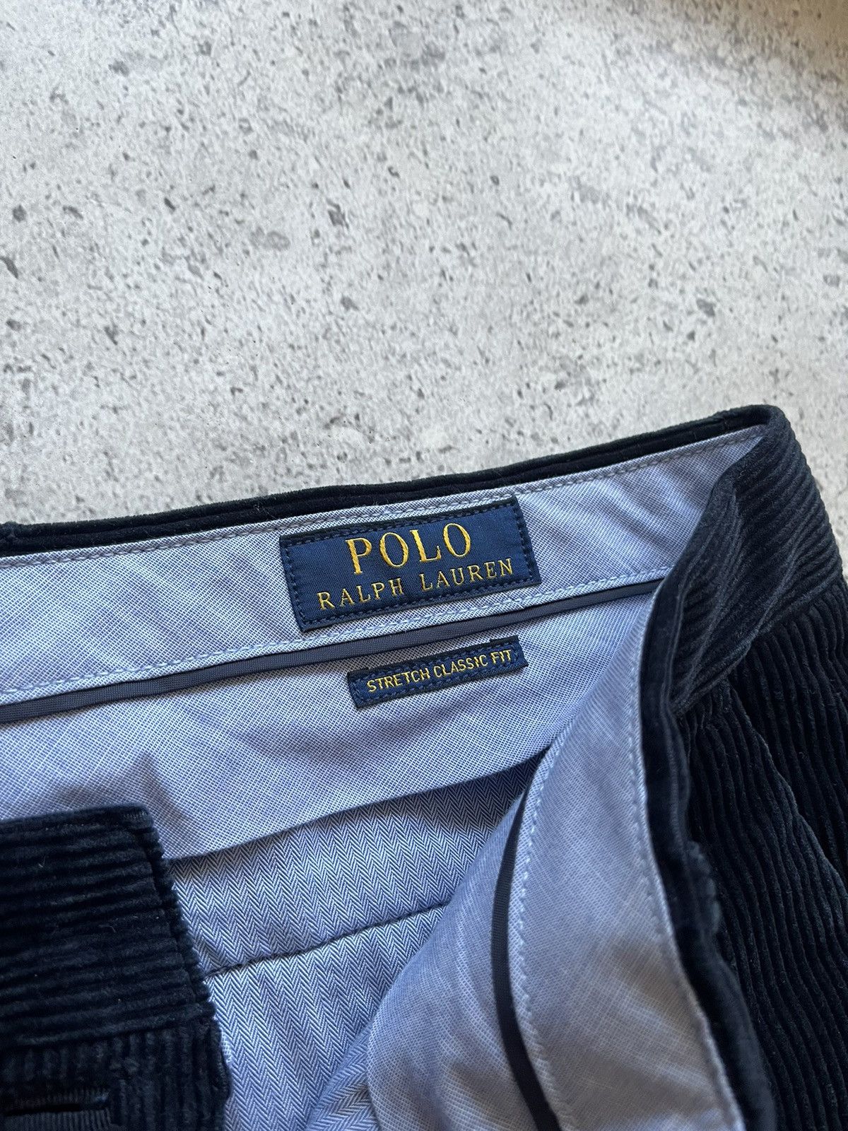 Polo Ralph Lauren Ralph Lauren Blue Corduroy 32/32 Stretch Classic Fit Pants Size US 32 / EU 48 - 7 Thumbnail