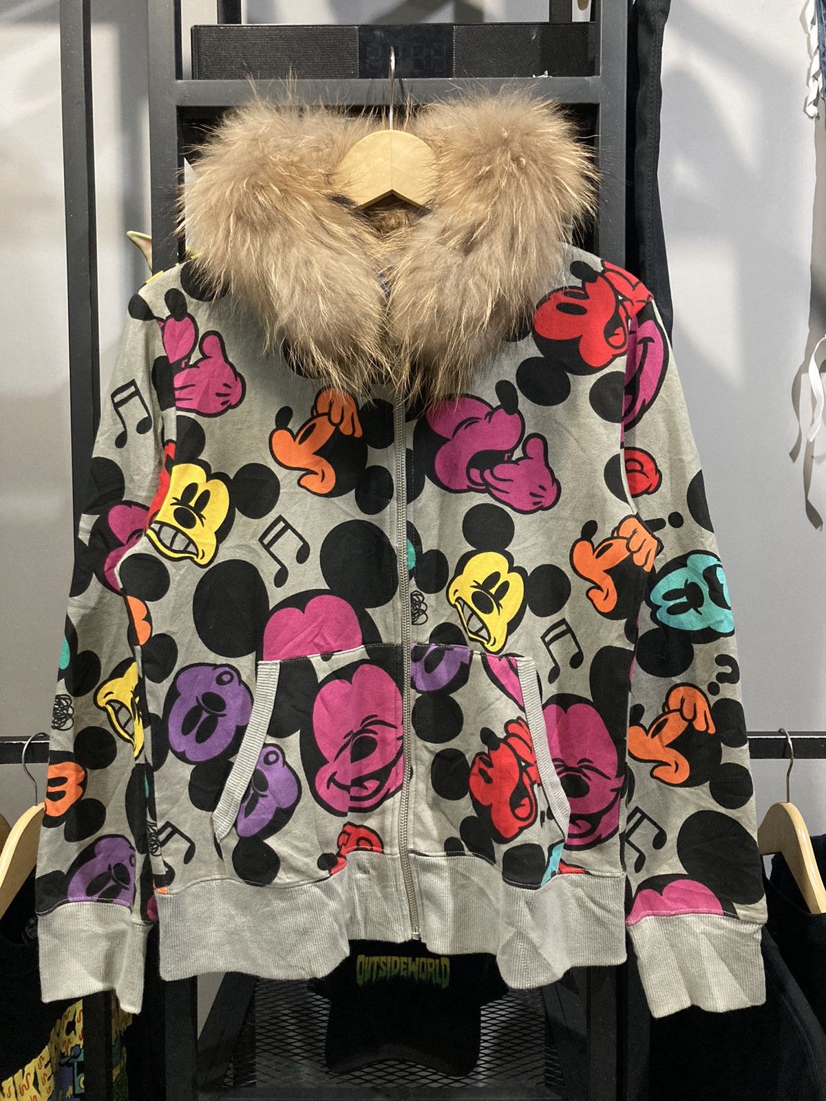 Vintage Tokyo Disney Resort Japanese Fur Hoodie All Over Print Style Size US S / EU 44-46 / 1 - 1 Thumbnail
