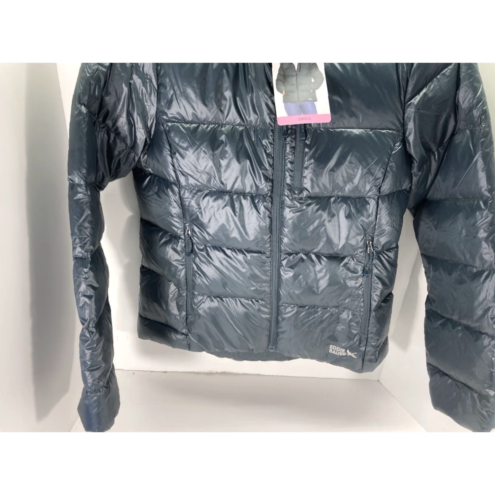Eddie Bauer Eddie Bauer Down Puffer Jacket Coat Women S Blue Full Zip Packable NWT Size S / US 4 / IT 40 - 3 Thumbnail