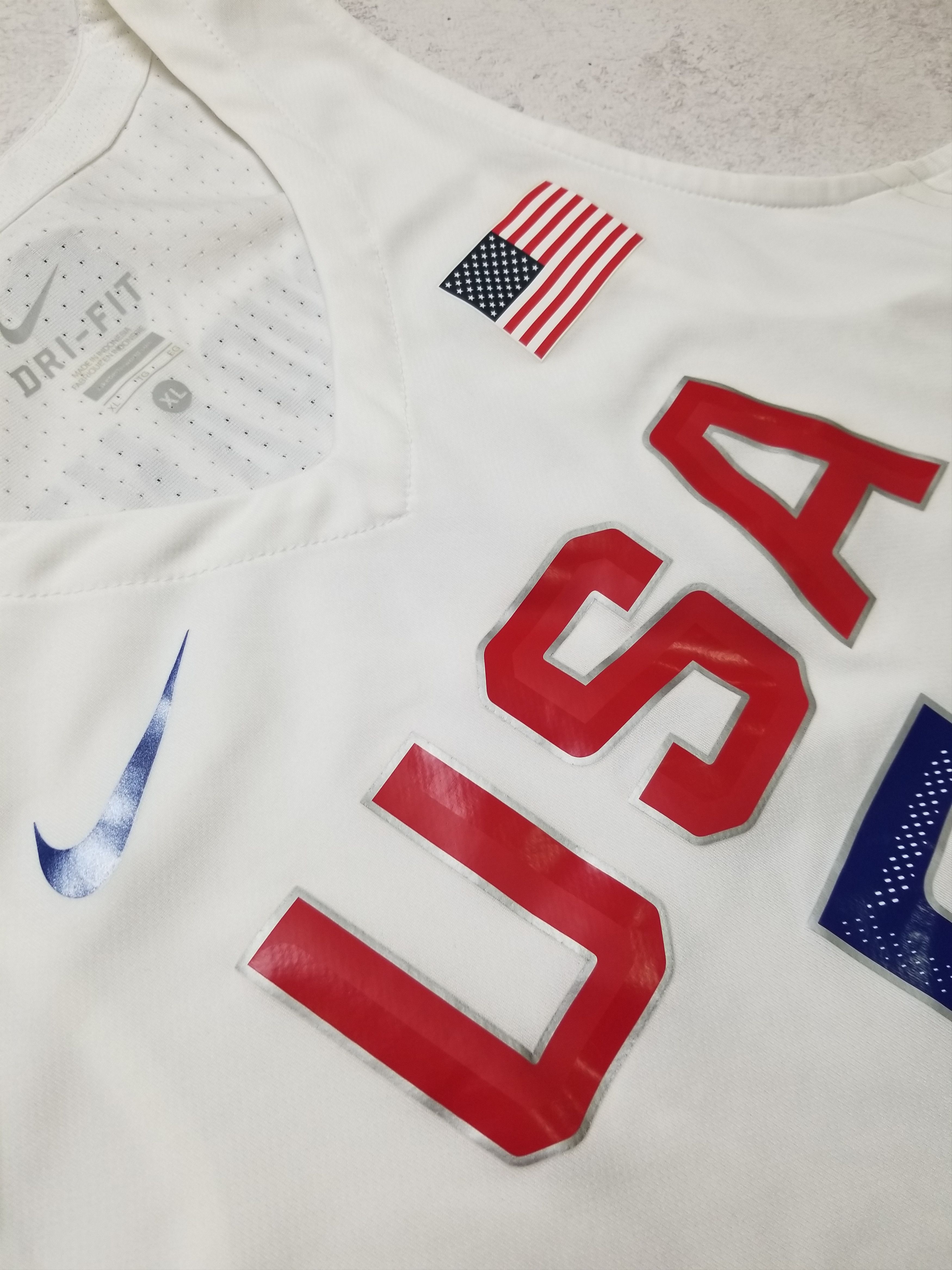 Nike Rare USA Olympic Kevin Durant Nike Jersey Size US XL / EU 56 / 4 - 9 Thumbnail