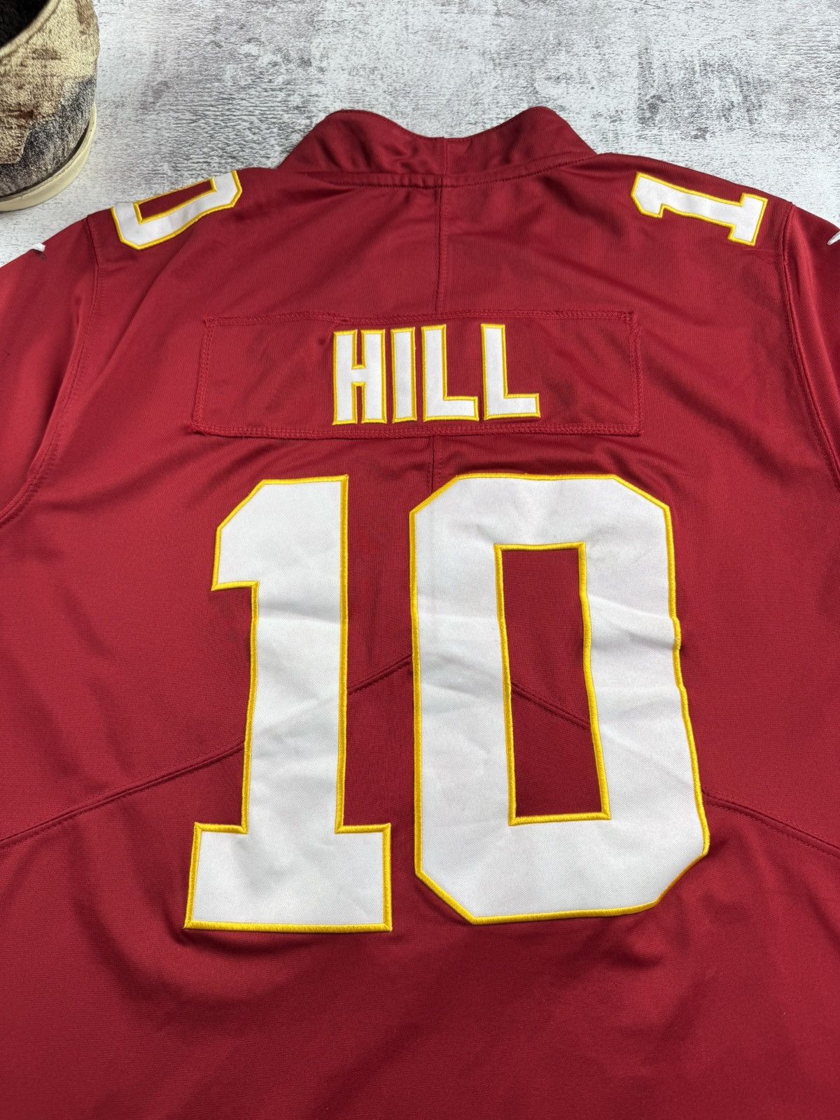 NFL × Vintage Kansas City Tyreek Hill #10 Superbowl T shirt Jersey Tee Size US M / EU 48-50 / 2 - 17 Thumbnail