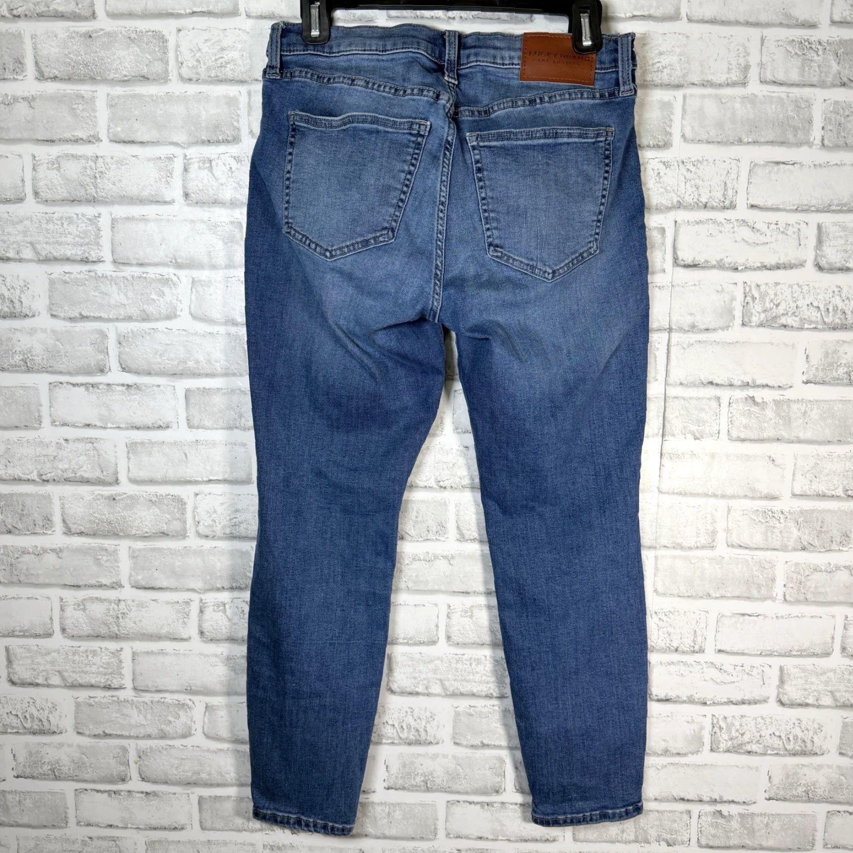 Lucky Brand Lucky Brand Jeans Blue Mid Rise Skinny Casual Womens Size 8x29 Size 30" / US 8 / IT 44 - 5 Thumbnail