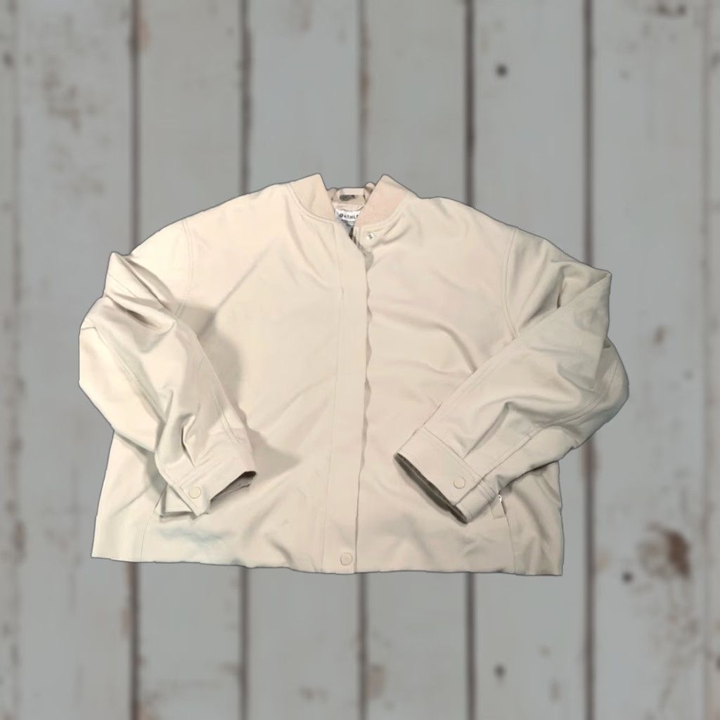 Athleta Athleta Jacket Women XL Cream Polyester Basic Jacket Size XL / US 12-14 / IT 48-50 - 1 Thumbnail