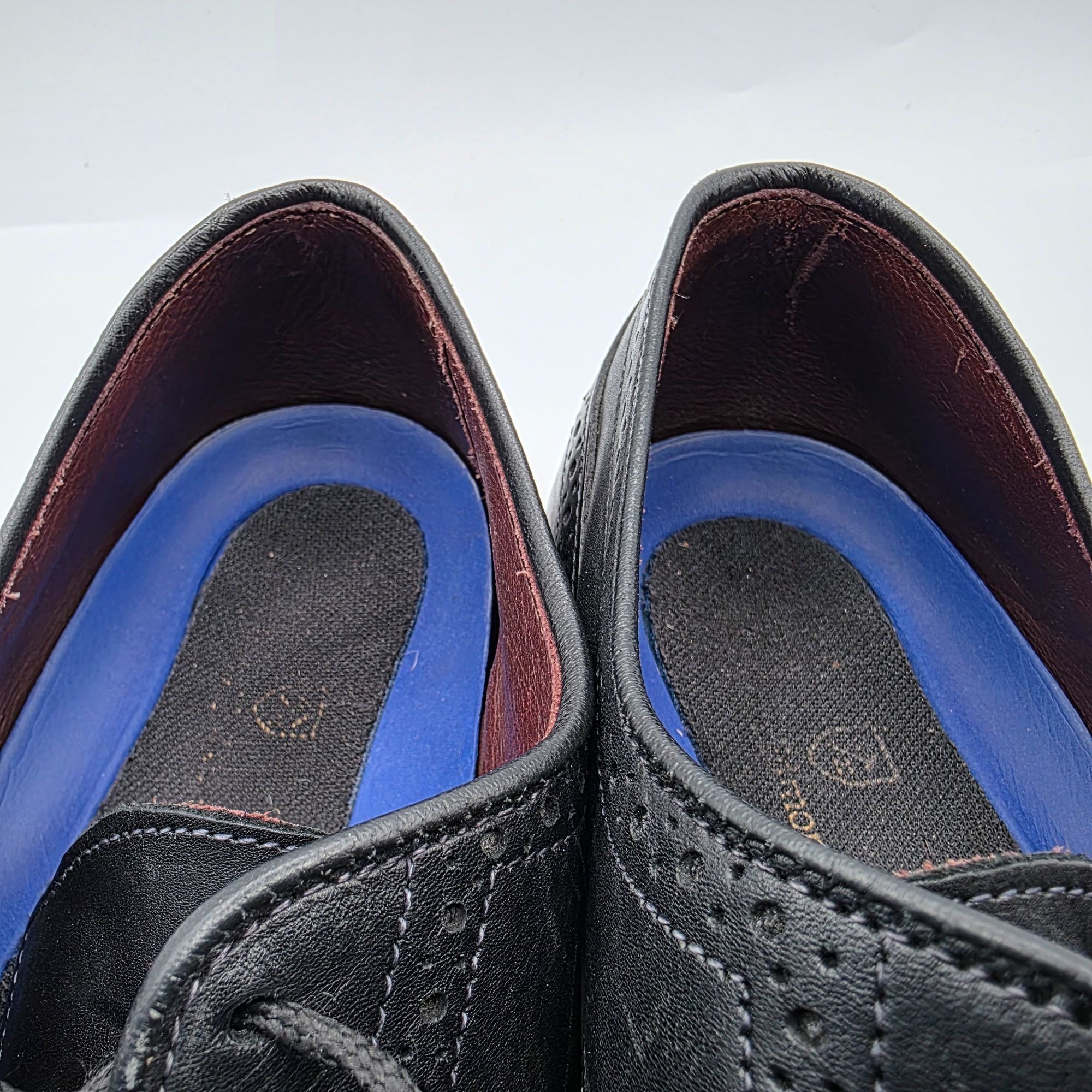Allen Edmonds Allen Edmonds Road Warrior Mens Size 9.5 Black Wing Tip Brog Size US 9.5 / EU 42-43 - 9 Thumbnail