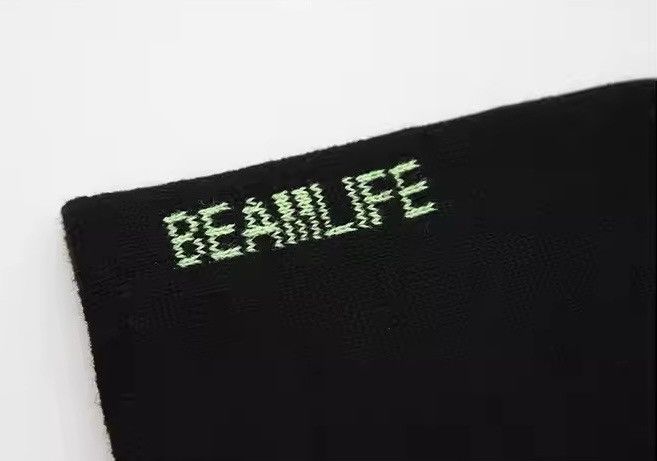 Japanese Brand Y2k Knitting Graphic Black Aesthetic Beanie Hat Size ONE SIZE - 7 Thumbnail