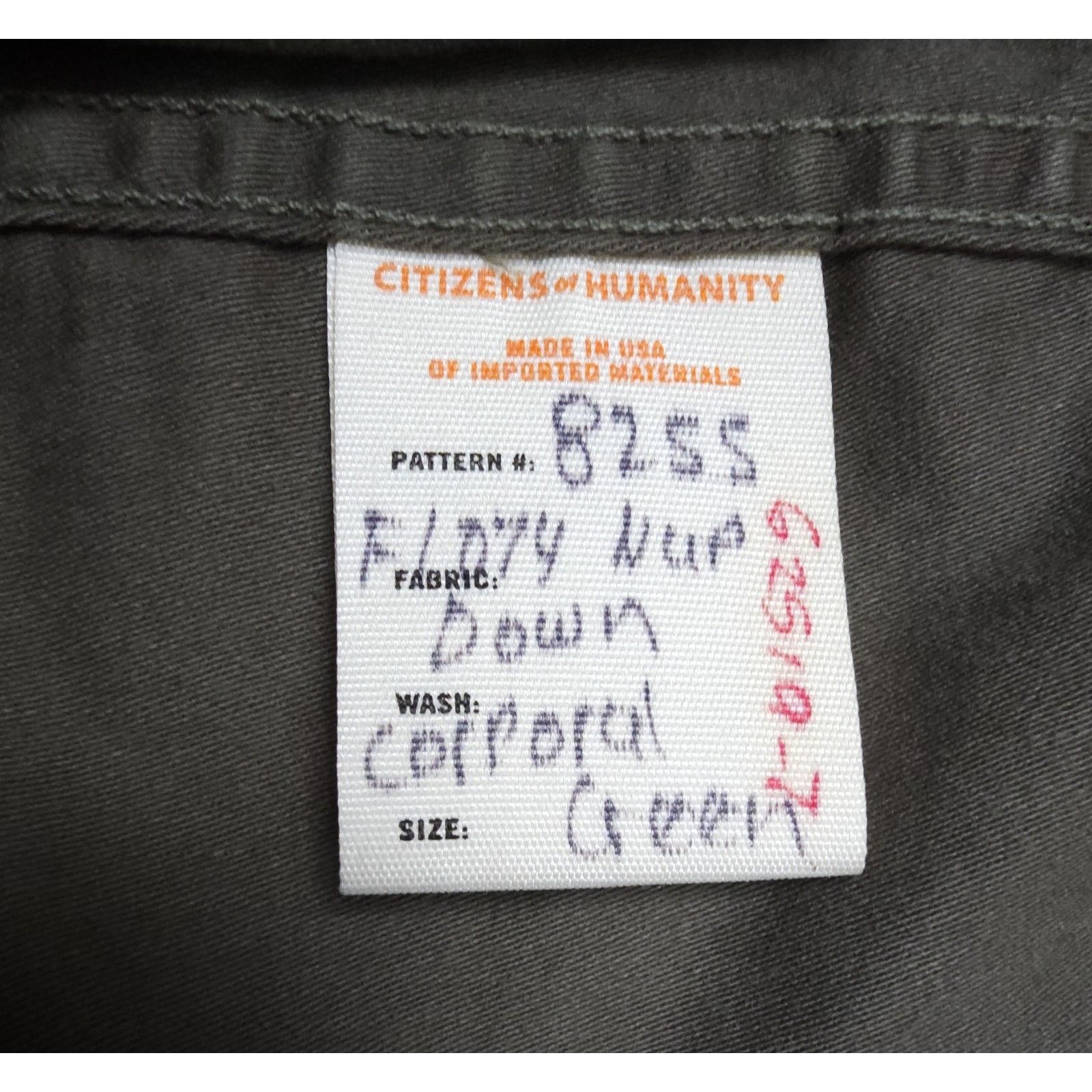 Citizens Of Humanity Citizens of Humanity Womens Military Green Distressed Jacket Size M / US 6-8 / IT 42-44 - 7 Thumbnail