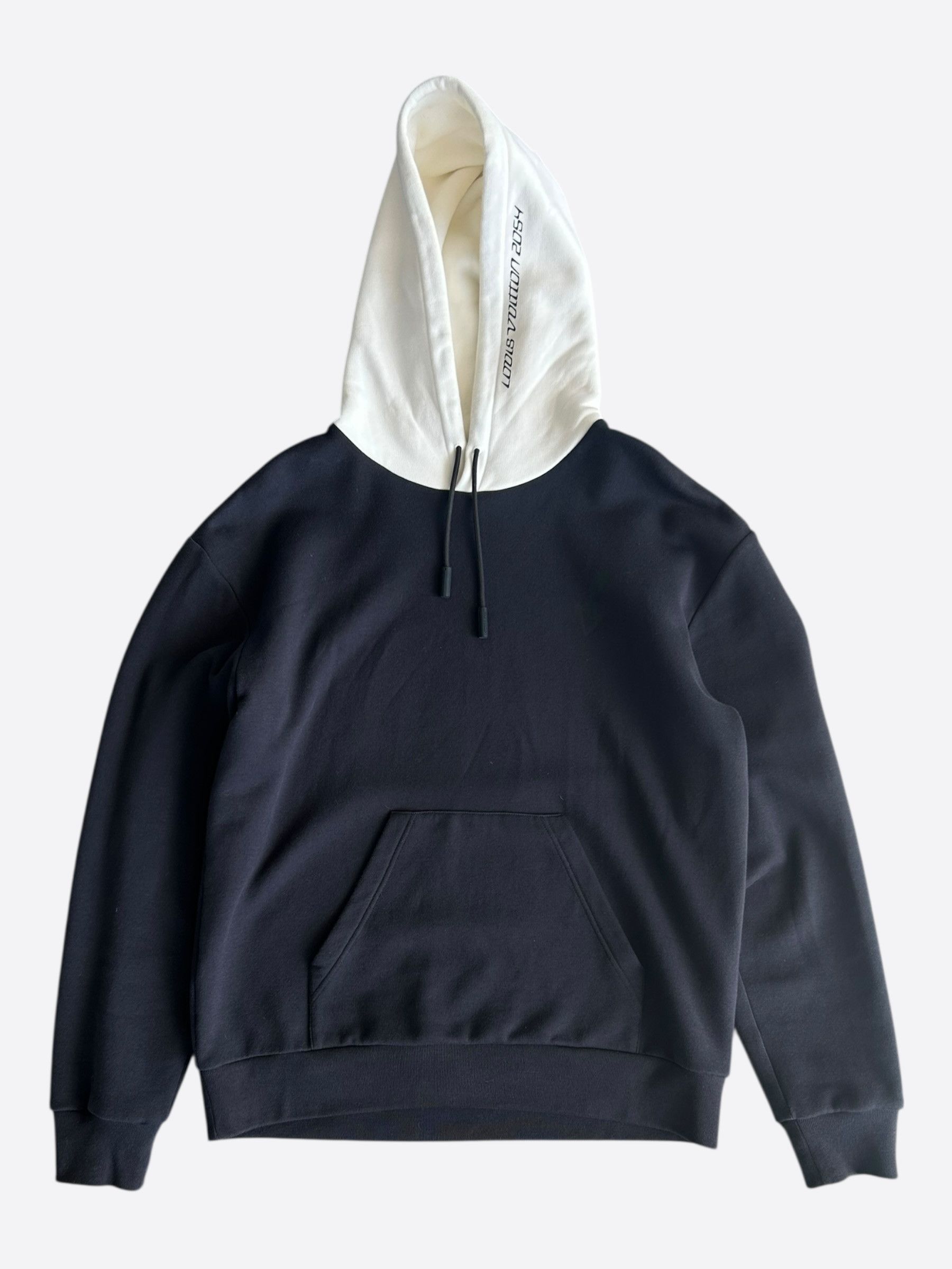Louis Vuitton Navy & White Logo 2054 Hoodie
