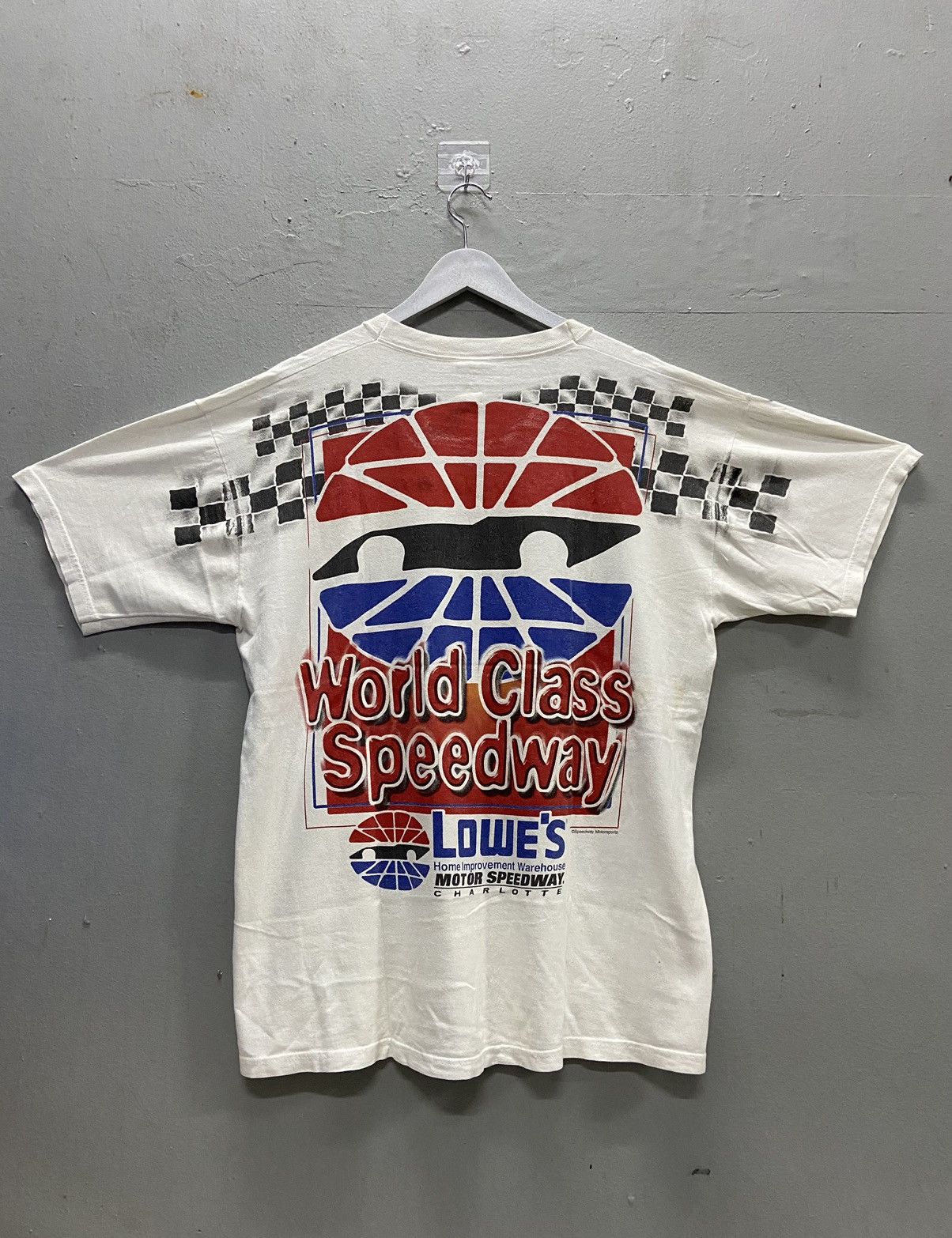 NASCAR LOWE’S WORLD CLASS SPEEDWAY MOTORSPORT CHARLOTTE TEE SHIRT Size US XL / EU 56 / 4 - 2 Thumbnail