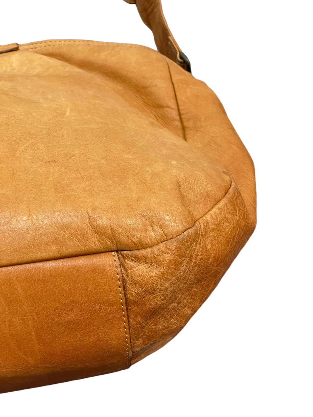 Japanese Brand Full Leather Patina Brown Sebenie Tote 3 Way Bag 1🟩1 Size ONE SIZE - 7 Thumbnail