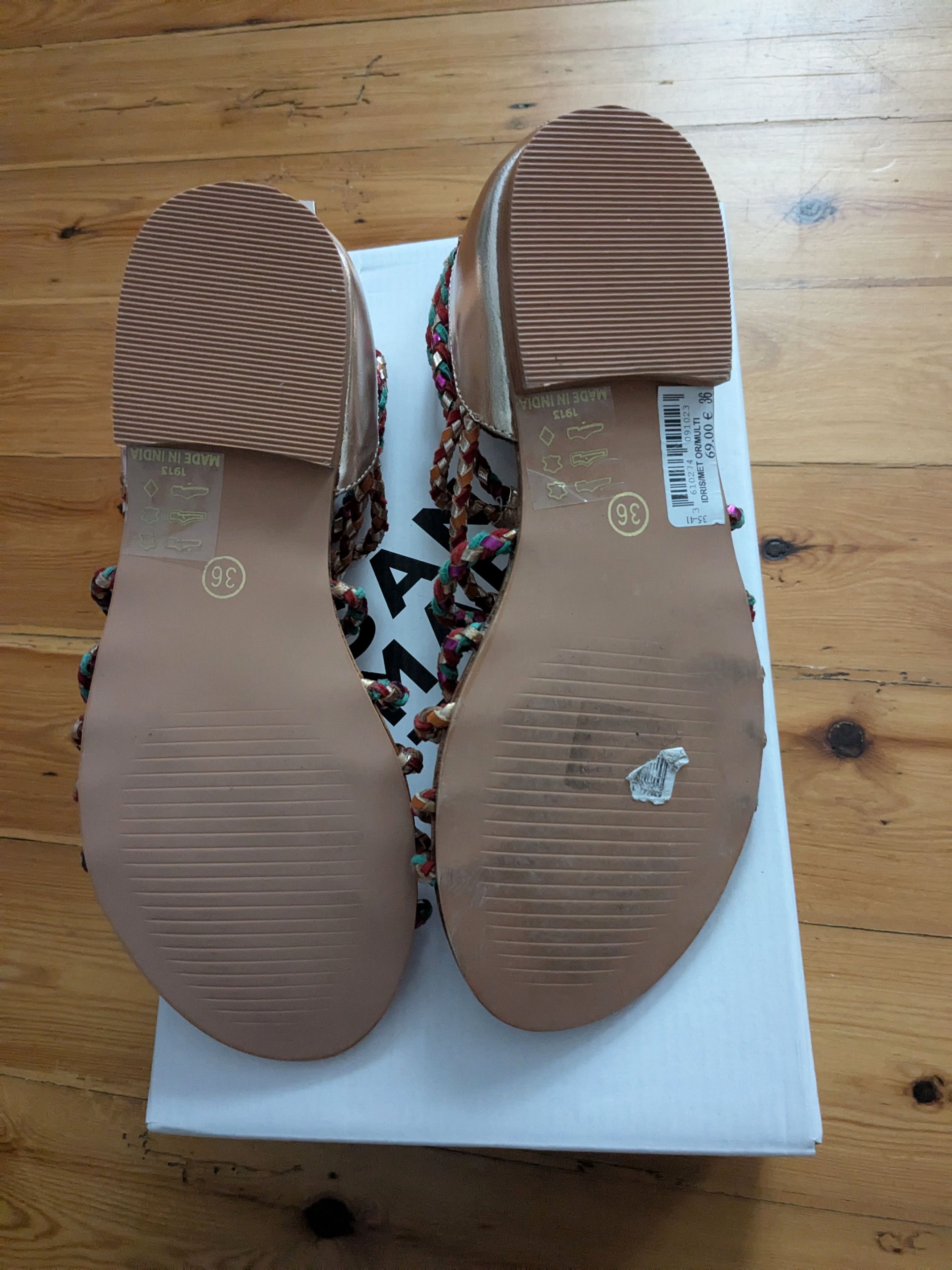 Other San Marina Leather Sandals EU36 New Size US 6 / IT 36 - 3 Thumbnail