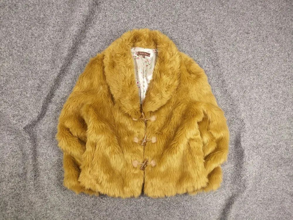 If Six Was Nine Vintage Full Mohair Fuzzy Faux Fur Fluffy Cropped Jacket OG Size M / US 6-8 / IT 42-44 - 1 Thumbnail