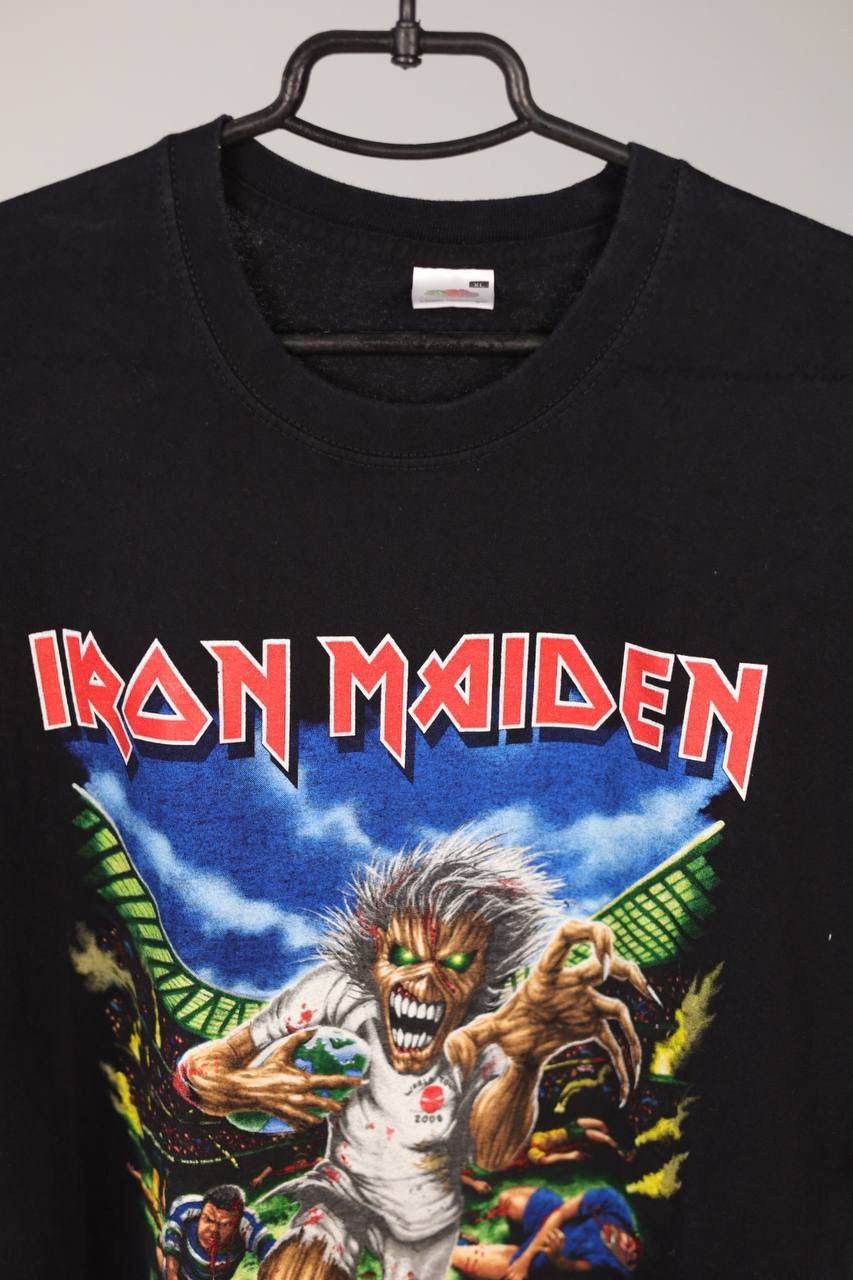 Vintage 2008 Iron Maiden I Tried To Tackle Eddie At Twickenham Rugby Size US XL / EU 56 / 4 - 2 Thumbnail