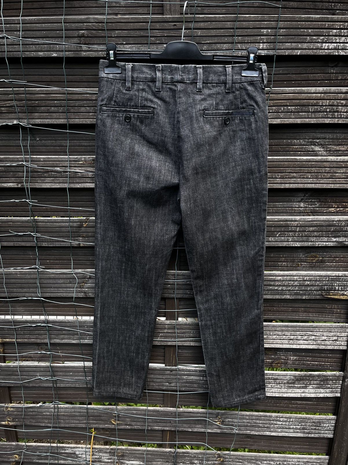 Prada 🔴 PRADA 2012 BLACK TAB LUXURY DENIM STREETWEAR Y2K JEANS Size US 29 - 6 Thumbnail