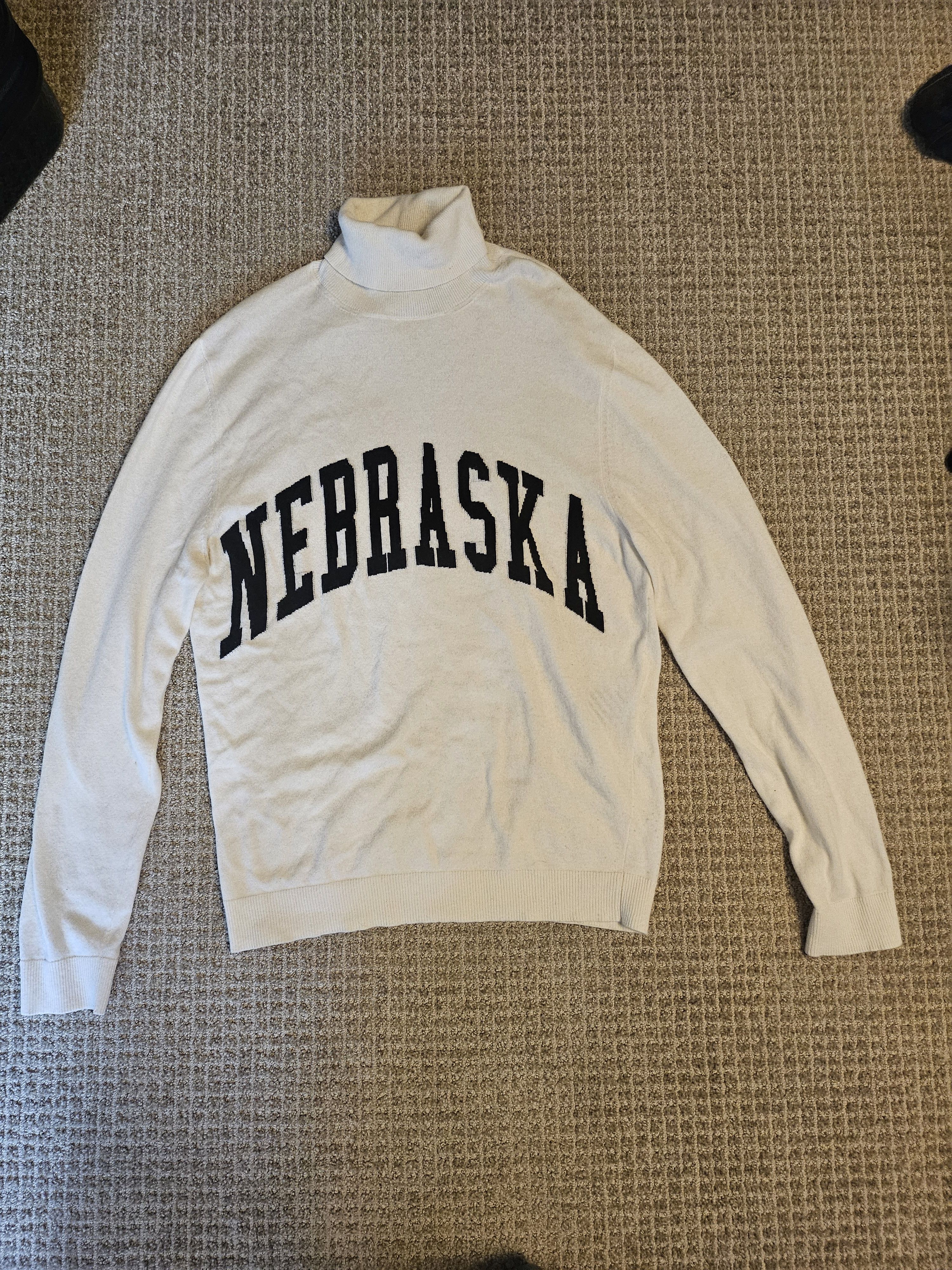 Off-White F/W 2016 "NEBRASKA" Turtleneck Size US L / EU 52-54 / 3 - 1 Thumbnail