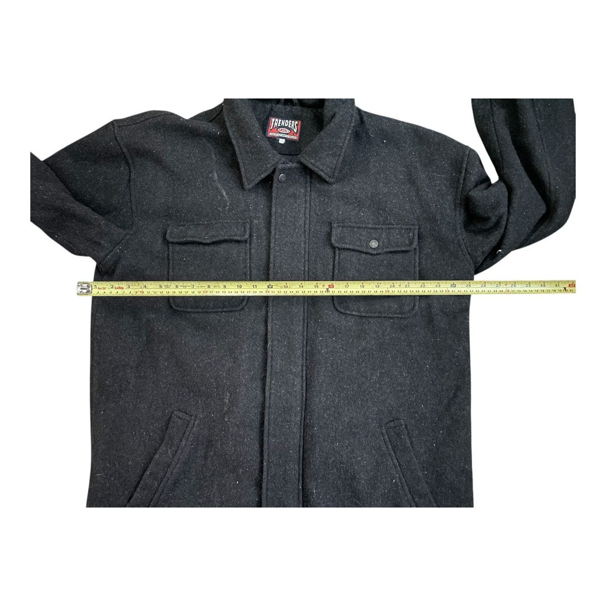 Other Trenders Basics Men’s Size XXL Wool Button Zip Down Lined Size US XXL / EU 58 / 5 - 8 Thumbnail