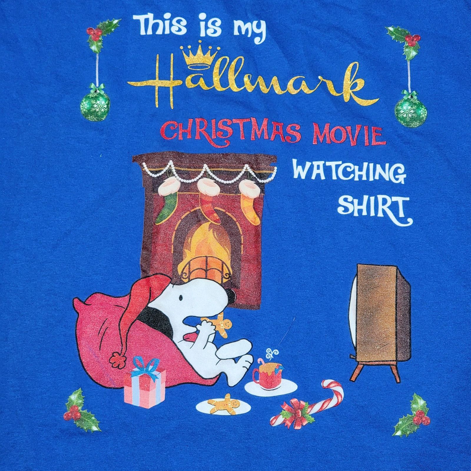 Gildan Gildan Tee Snoopy "..Hallmark Christmas Movie Shirt" - Large Size L / US 10 / IT 46 - 1 Thumbnail