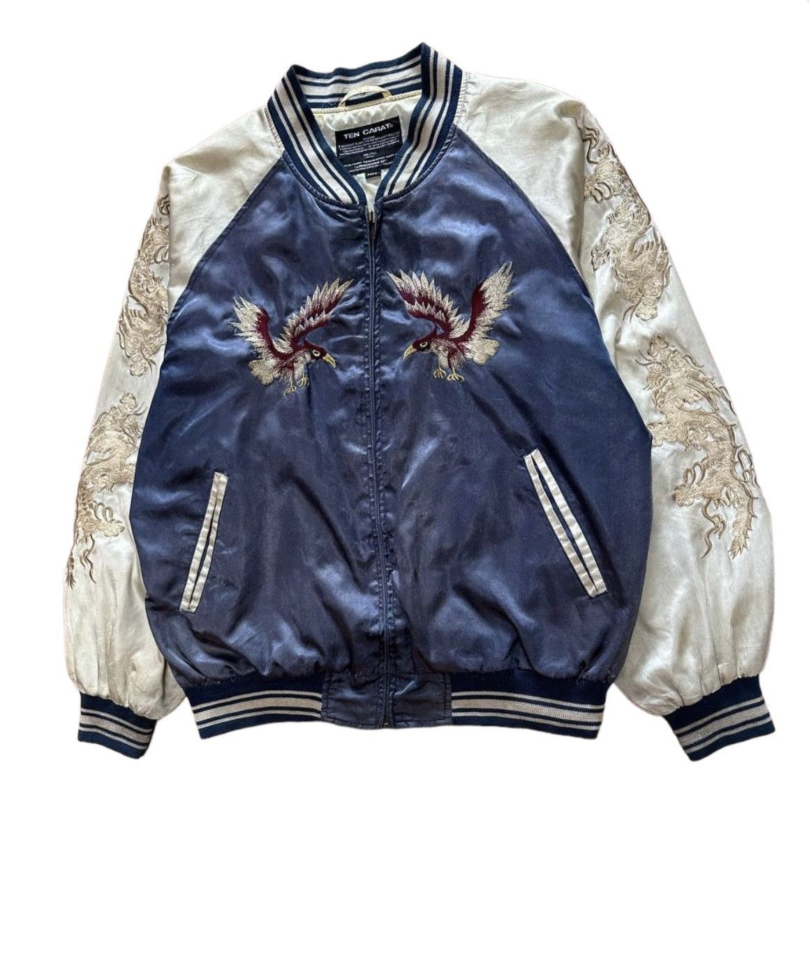 Japanese Brand × Vintage Vtg Ten Carat (West-Pac Tour) Embroidered Rayon Jacket Size US M / EU 48-50 / 2 - 8 Thumbnail