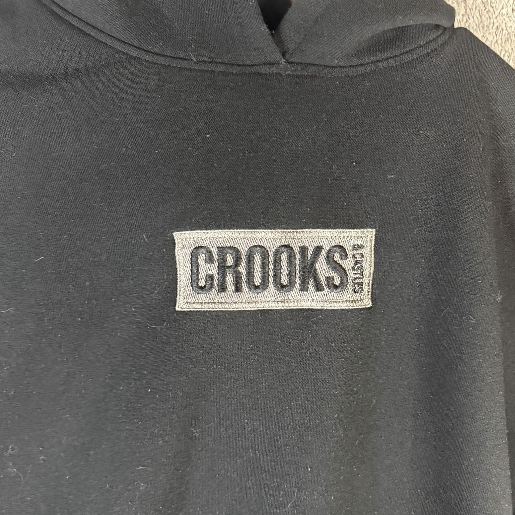 Crooks & Castles Crooks & Castles Hoodie Mens XL Black Fleece Pullover Graphic Logo Sweatshirt Size US XL / EU 56 / 4 - 6 Thumbnail