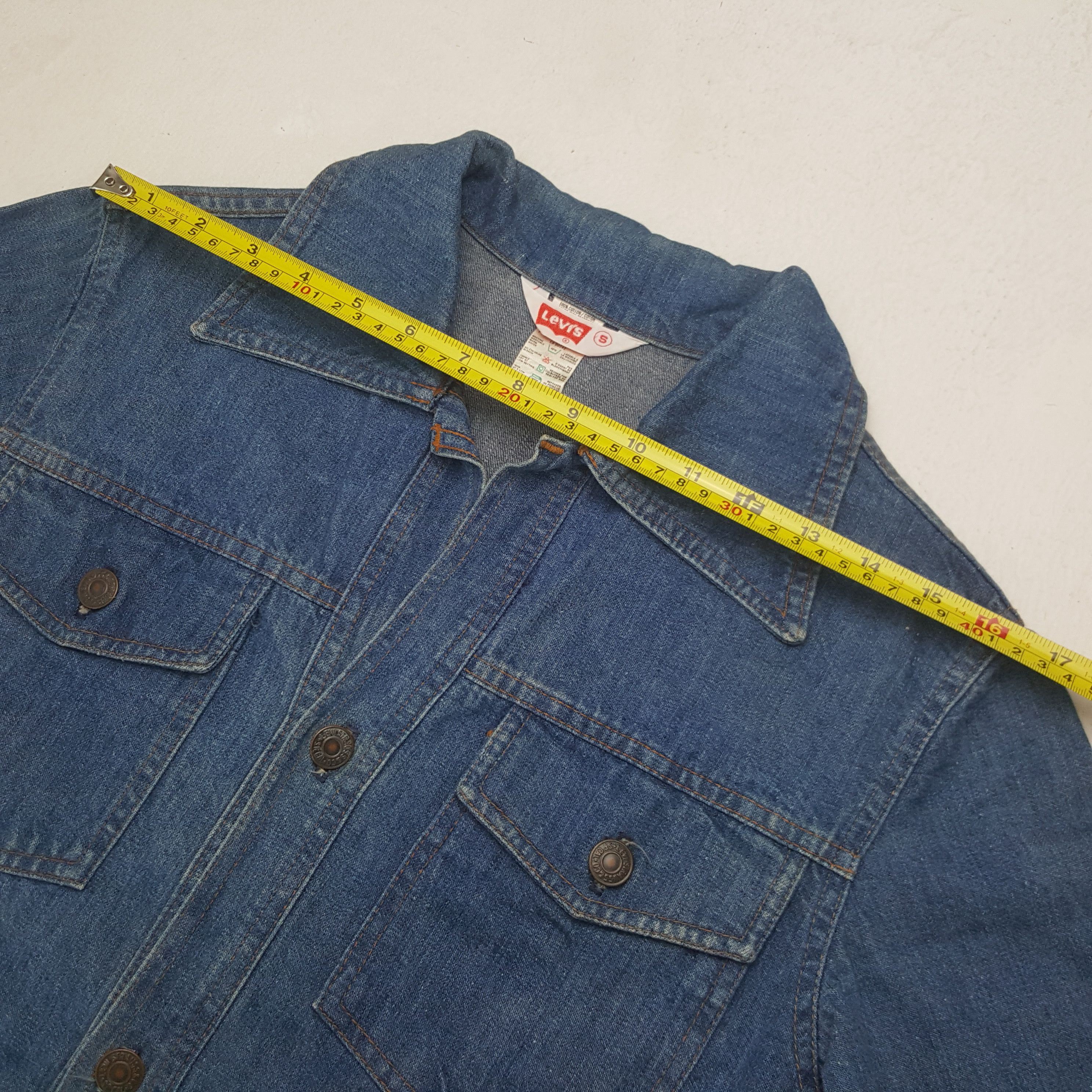 Levi's Vintage Levi's USA Denim Shirt Button Up RR8 Size US S / EU 44-46 / 1 - 5 Thumbnail