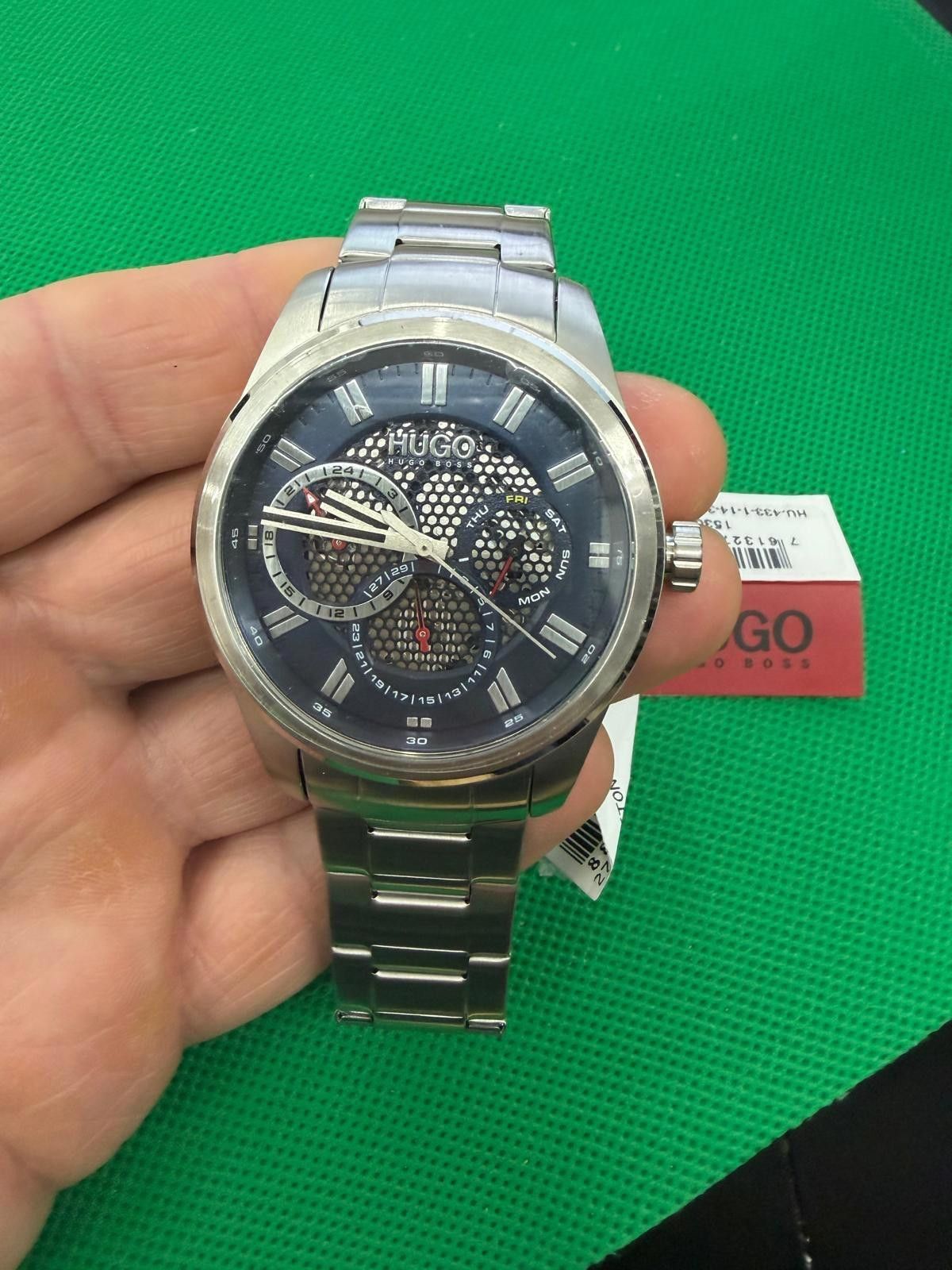 Hugo Boss HUGO BOSS 1530191 BLUE DIAL SKELETON MULTIFUNCTION WATCH Size ONE SIZE - 4 Thumbnail