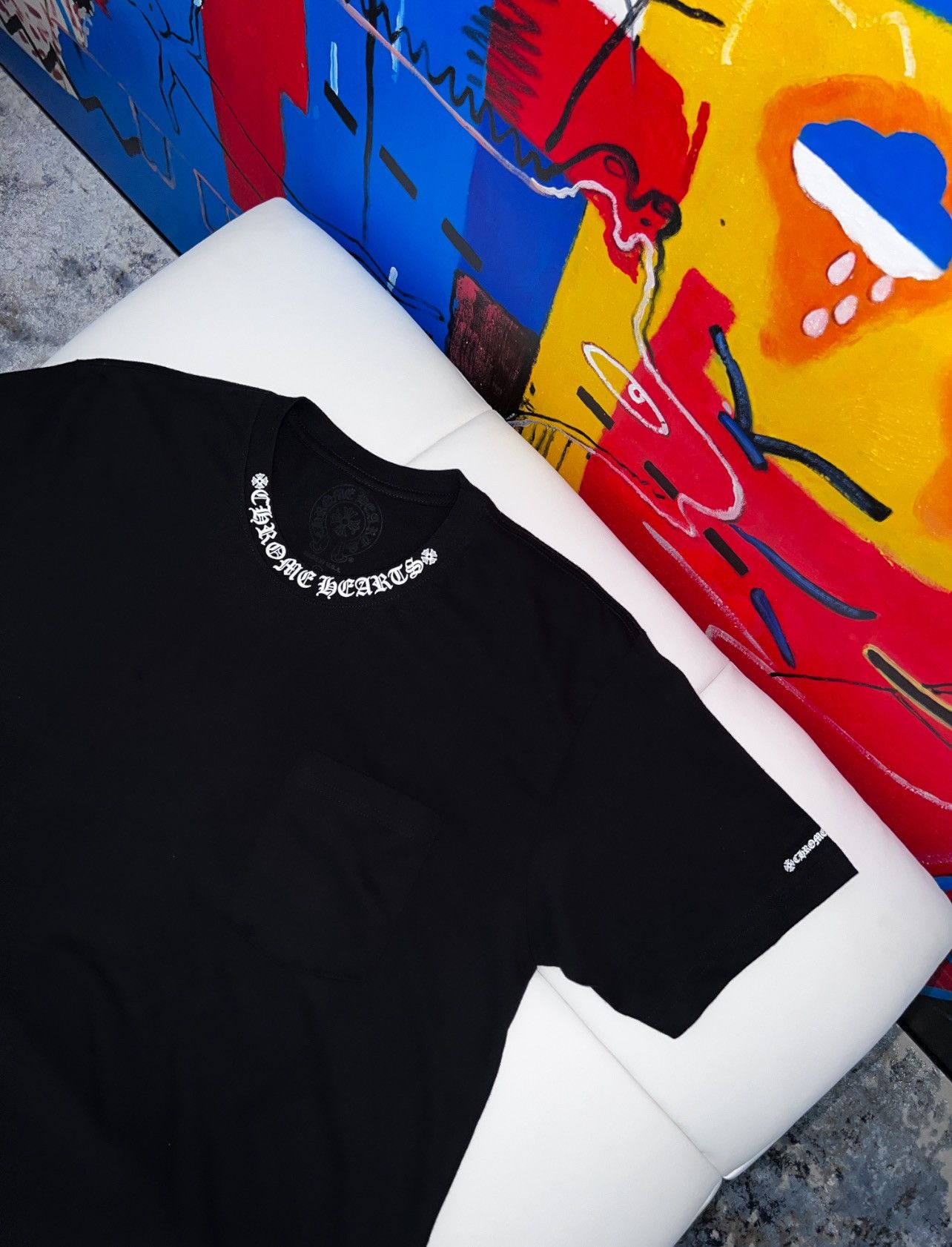 Chrome Hearts Chrome hearts logo t shirt Size US L / EU 52-54 / 3 - 2 Thumbnail