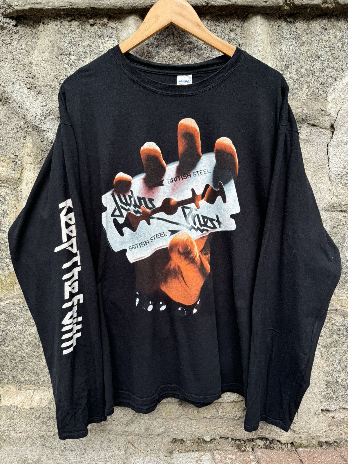 Band Tees × Judas Priest × Vintage Judas Priest 2004 „British Steel Keep the Faith” Vintage Size US XL / EU 56 / 4 - 7 Thumbnail