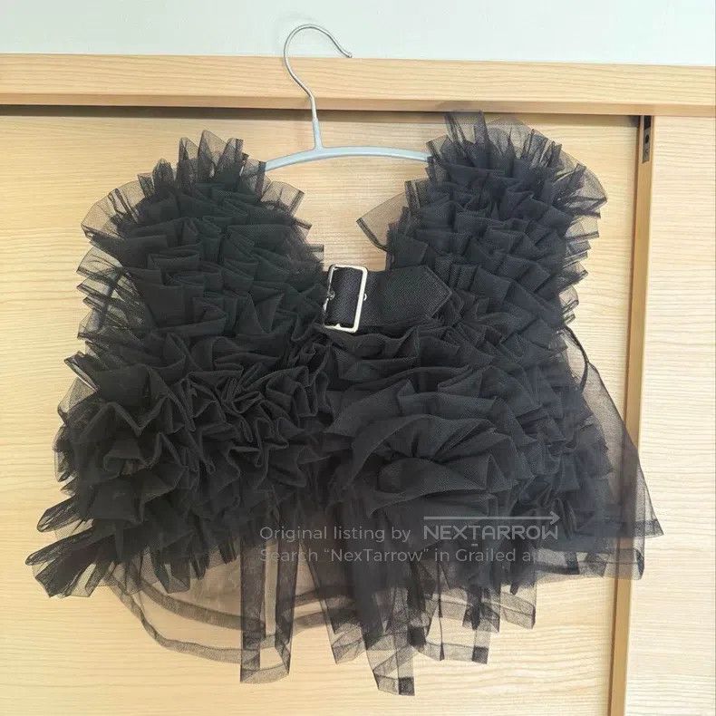 Comme des Garcons Comme Des Garcons Black Vintage Tulle Short Top Size XS / US 0-2 / IT 36-38 - 1 Thumbnail