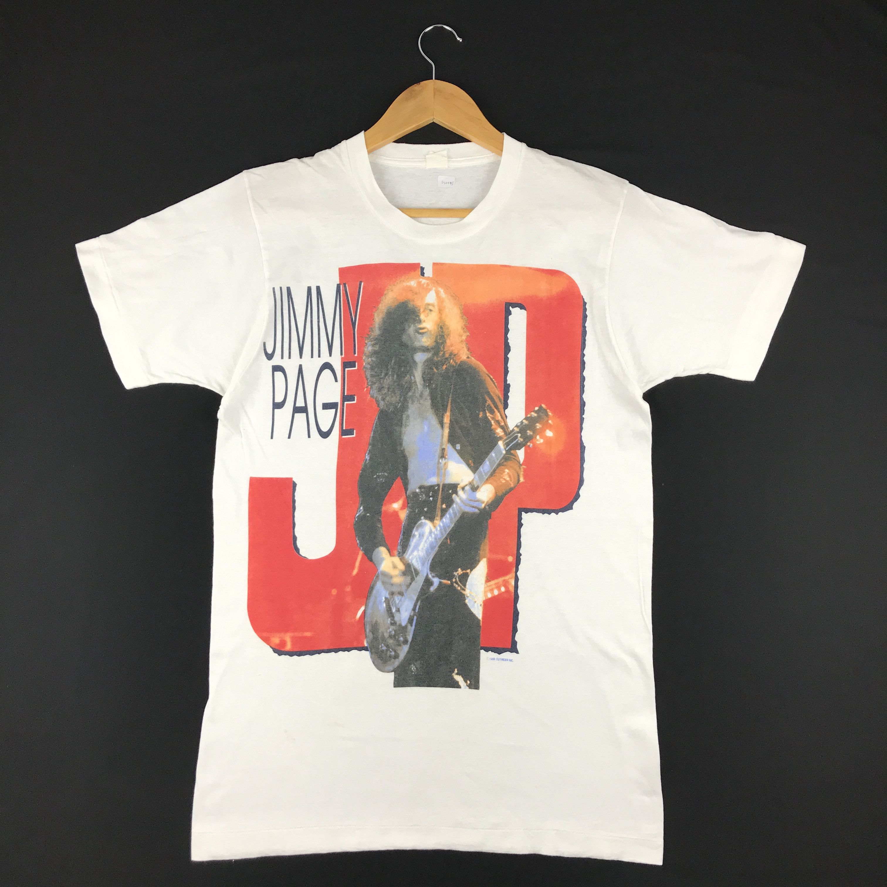 Band Tees × Led Zeppelin × Vintage Vintage Jimmy Page Tees Very Rare Tees Size US M / EU 48-50 / 2 - 1 Thumbnail