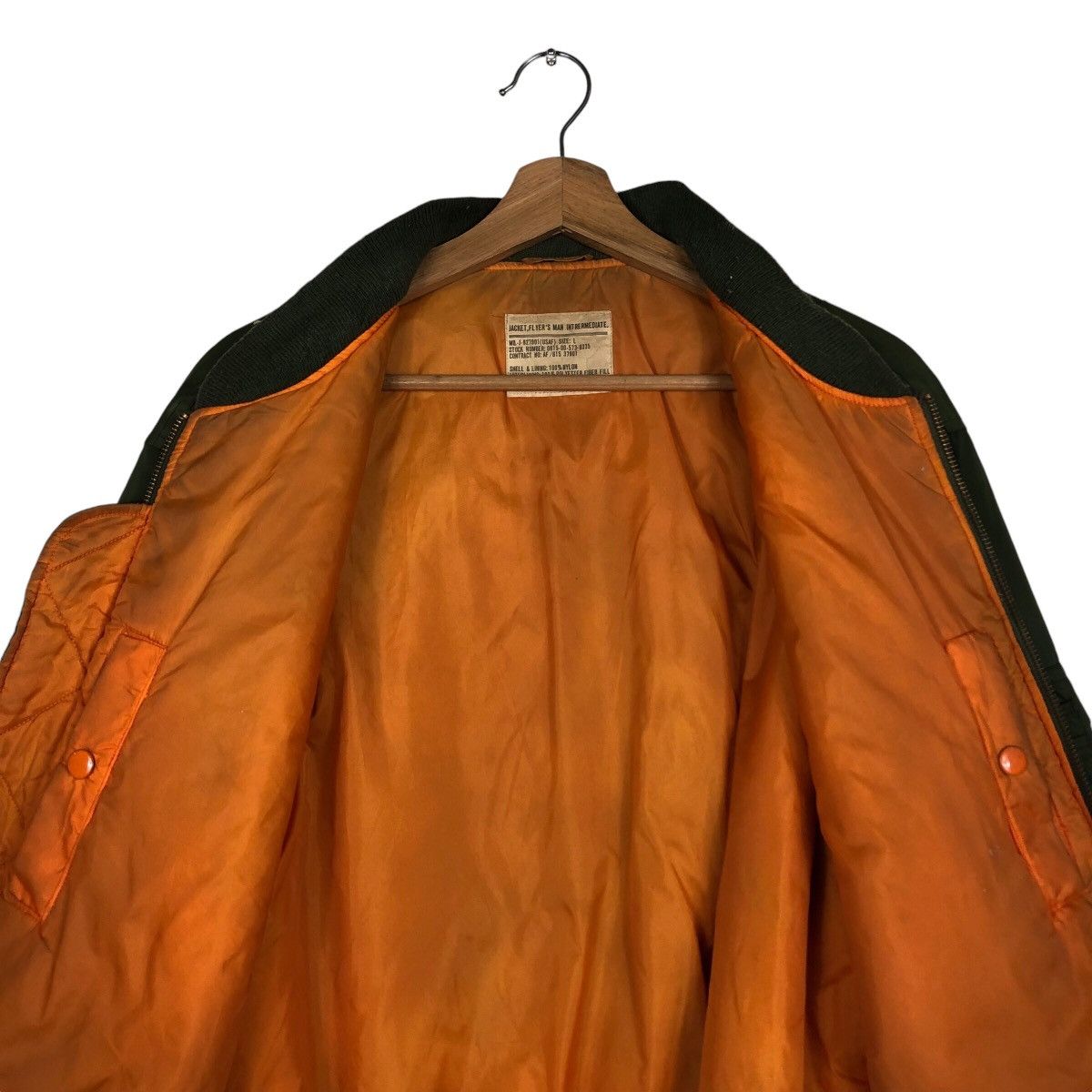 Japanese Brand 📌Vintage Fly Bomber Jacket Biker Military Collections Size US L / EU 52-54 / 3 - 15 Thumbnail