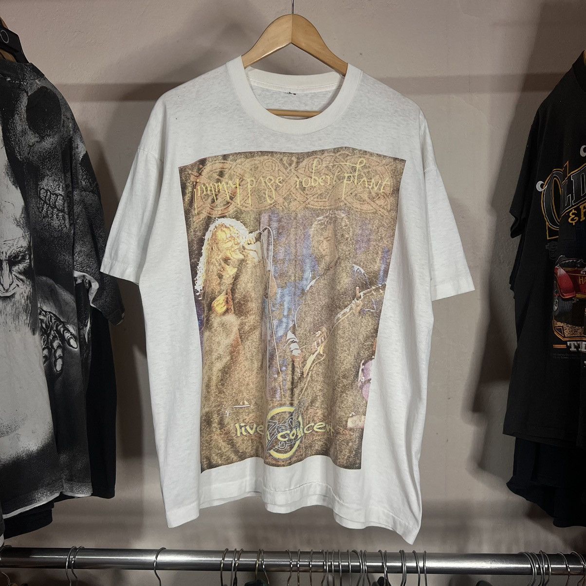 Vintage Distressed Vintage Led Zeppelin Tee Size US XL / EU 56 / 4 - 2 Thumbnail