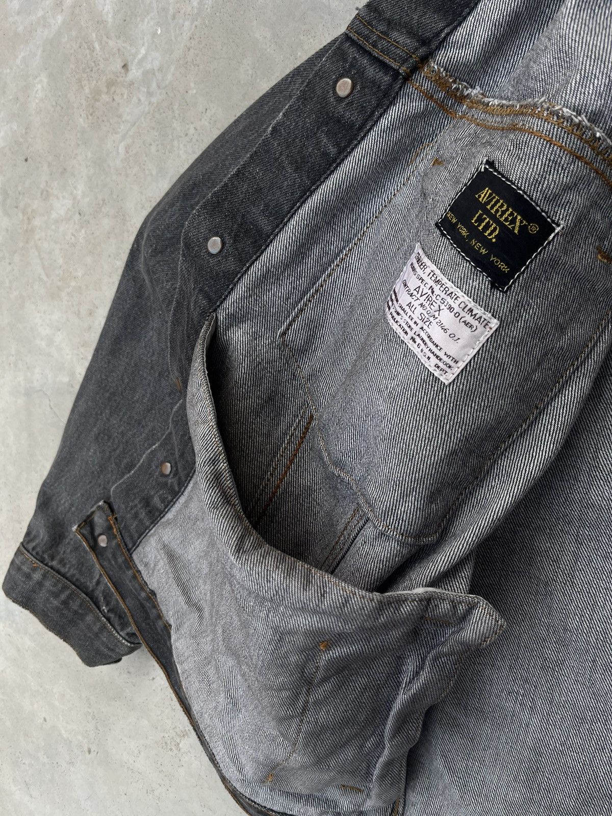 Avirex RARE VINTAGE AVIREX DENIM JACKET 🇺🇸 Size US S / EU 44-46 / 1 - 12 Thumbnail