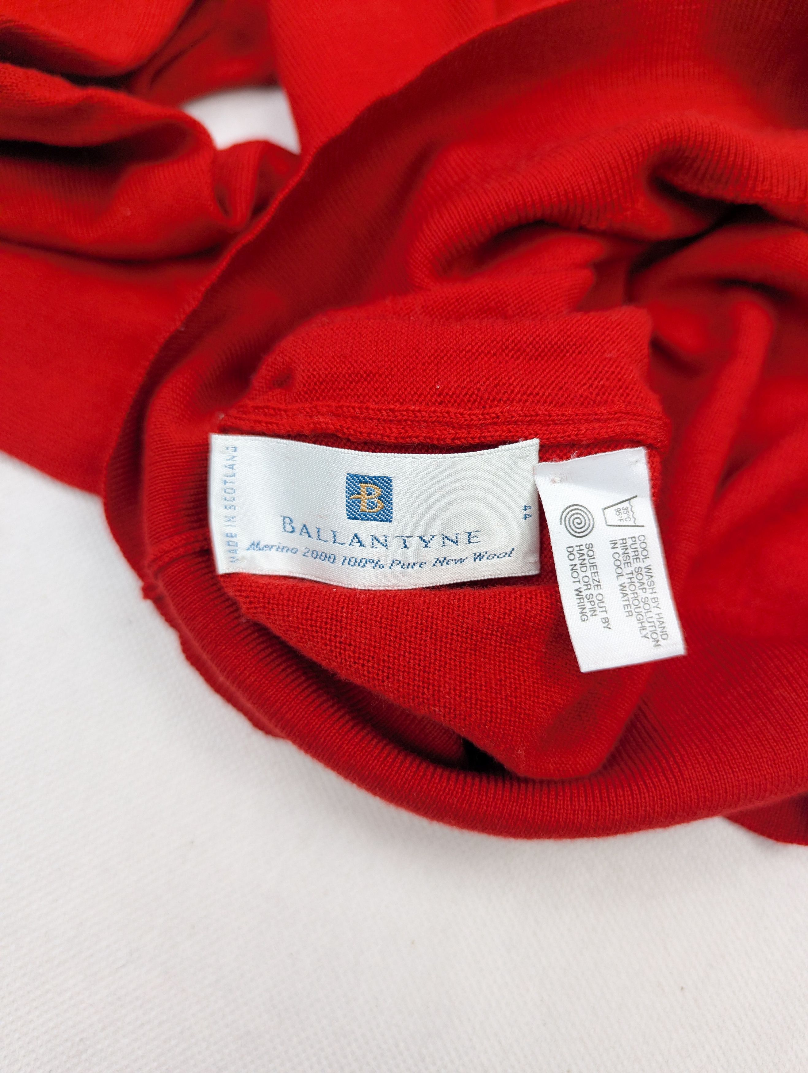 Ballantyne Ballantyne red sweater jumper wool S Size US S / EU 44-46 / 1 - 3 Thumbnail