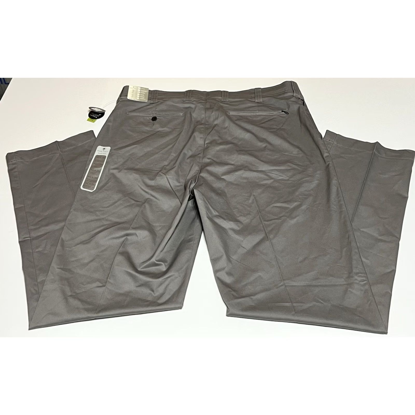 Vintage Oak Hill Mens Straight Fit Tech Pants Gray 42x36 Moisture Wicking Stretch 5-Pocket Dress Pants NWT Size US 42 / EU 58 - 2 Thumbnail