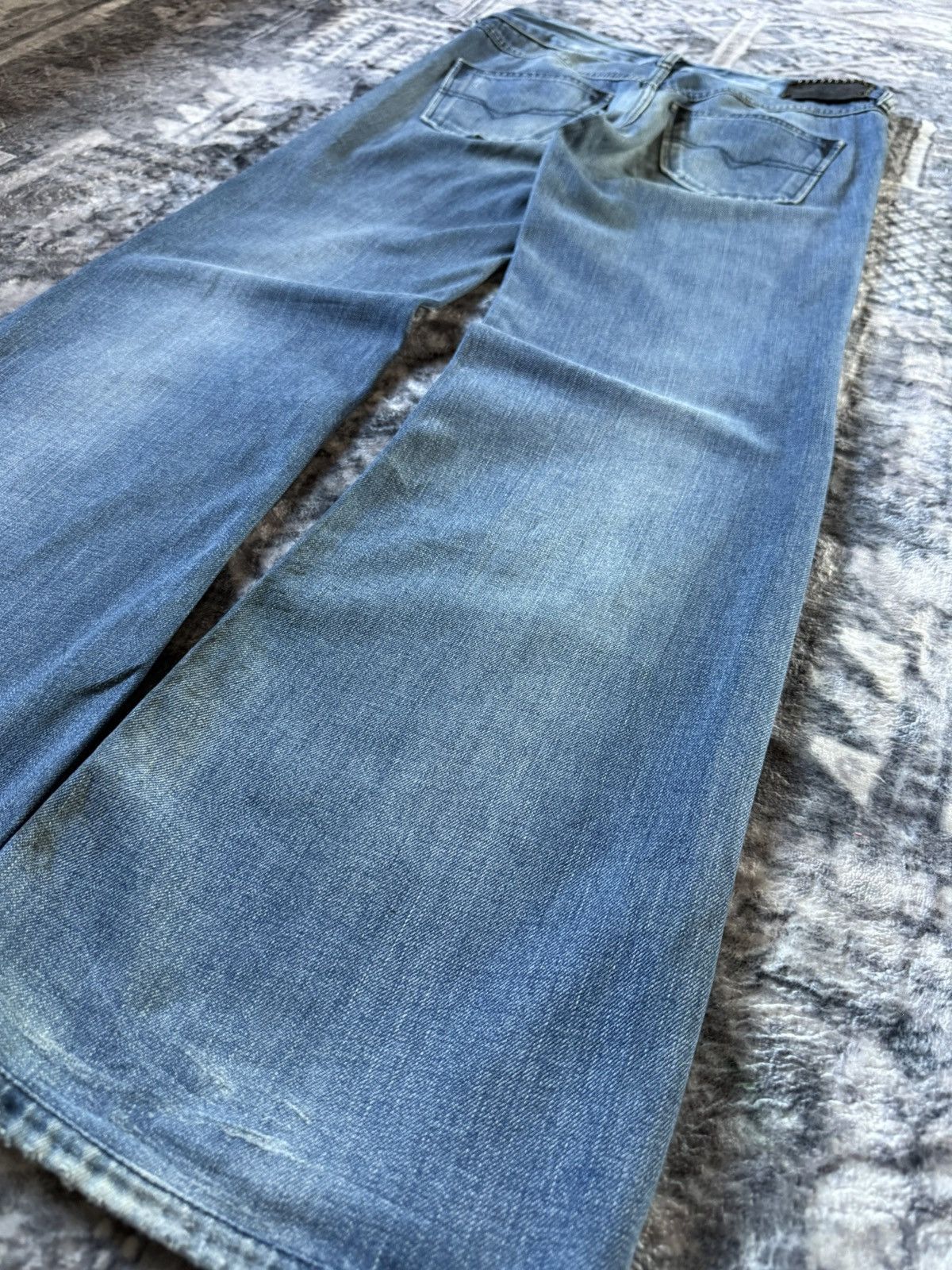 Diesel Y2K Diesel Studded Flare Jeans Size US 28 / EU 44 - 15 Thumbnail