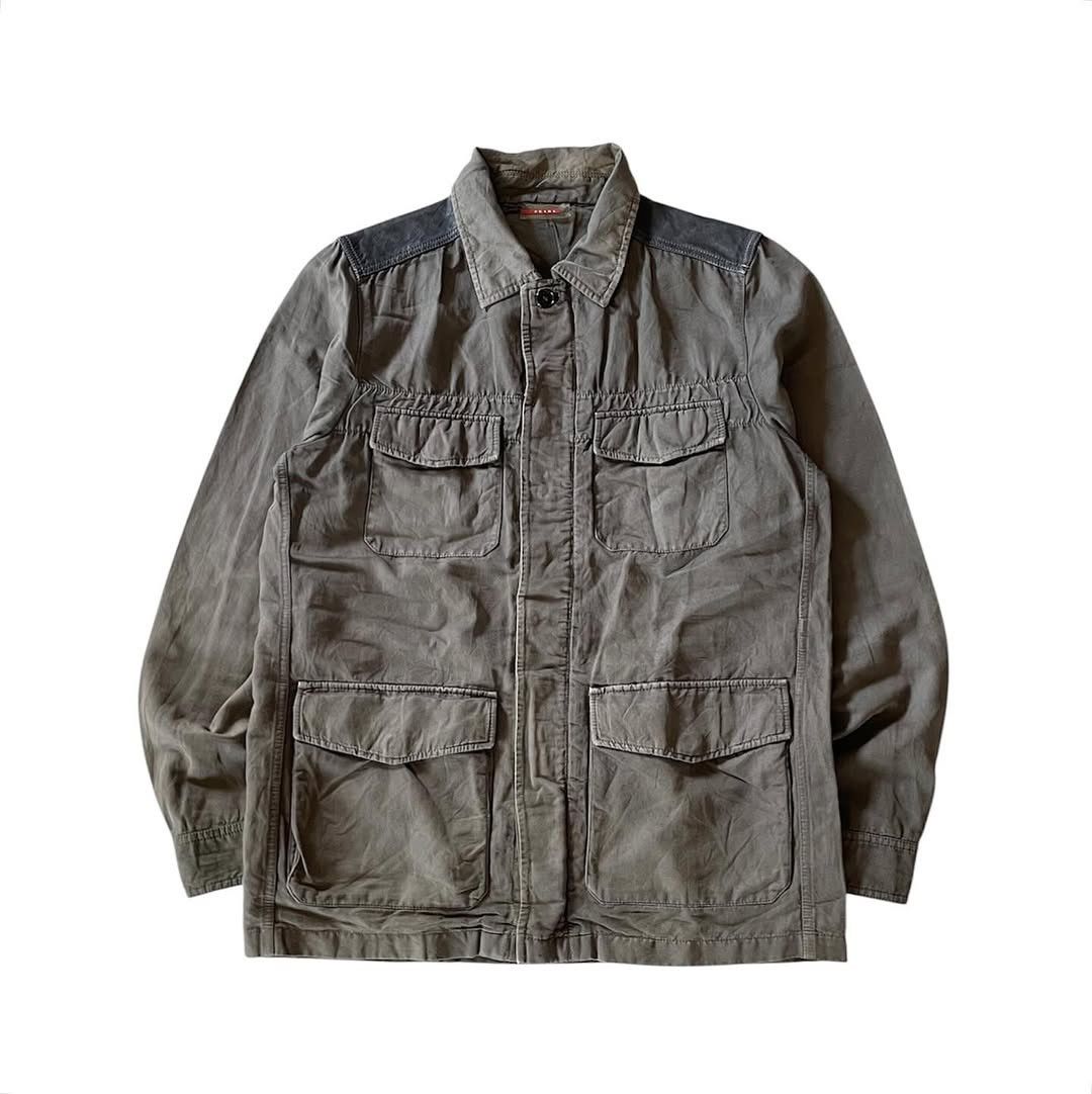 00s PRADA ナイロンジャケット PRADAsports Archive 2000s Prada sport nylon jacket gimmick プラダアーカイブ プラダ