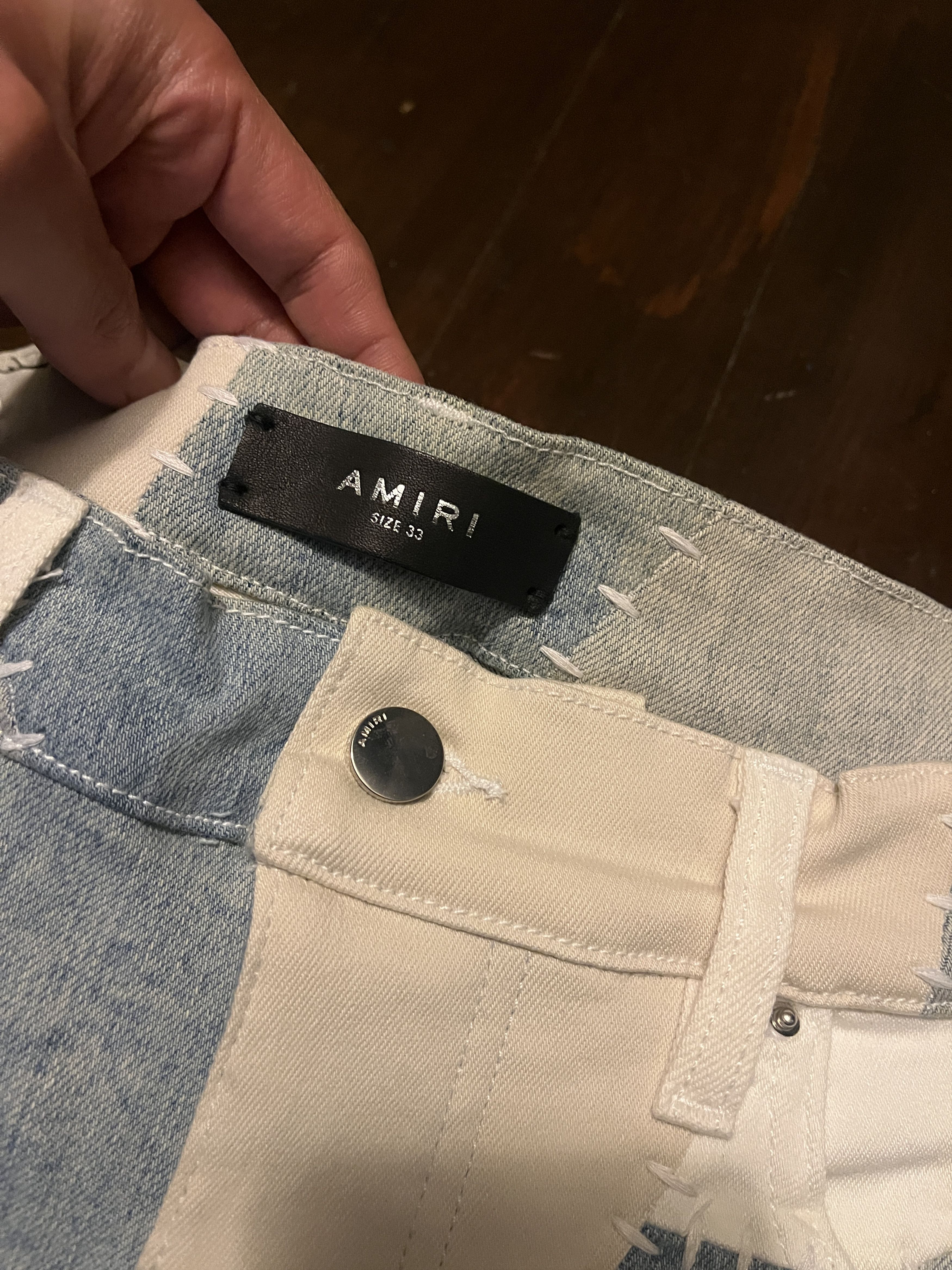 Amiri AMIRI PATCHWORK SKINNY JEANS Size US 33 - 3 Thumbnail