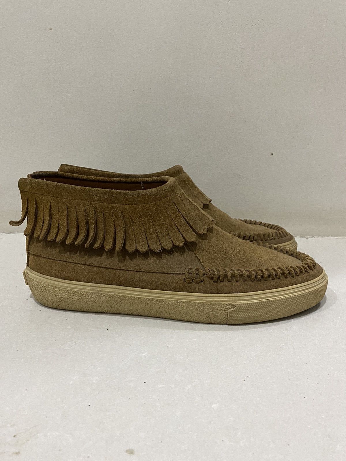 Saint Laurent Paris Yves Saint Laurent Brown Suede Fringe Sneakers Size 10us Size US 10 / EU 43 - 2 Thumbnail