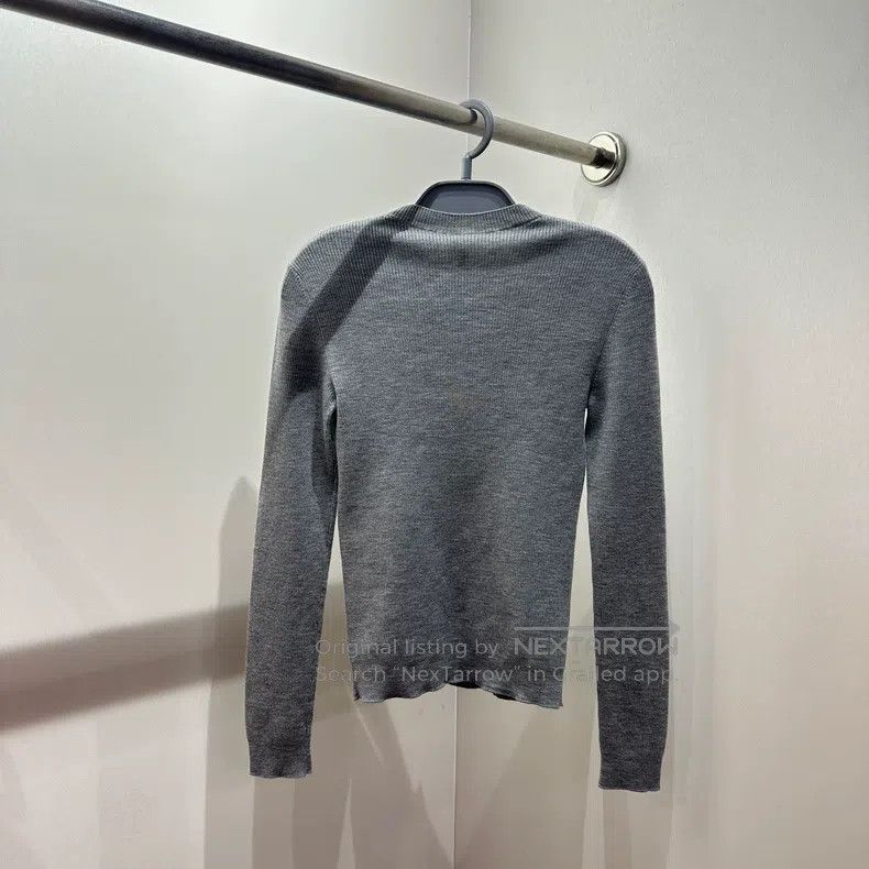 Chanel Chanel Logo floral slim knitted long sleeves Size XXS / US 00 / IT 34 - 2 Thumbnail