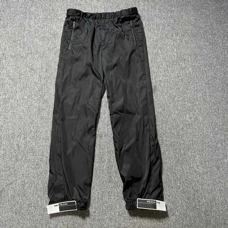 Prada Prada Black Nylon Casual Pants Size US 31 - 1 Thumbnail