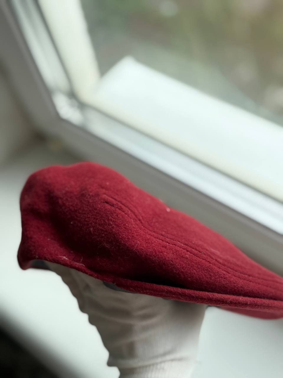 Burberry Burberry Men’s Red Vintage flat cap wool 90’s Size ONE SIZE - 5 Thumbnail
