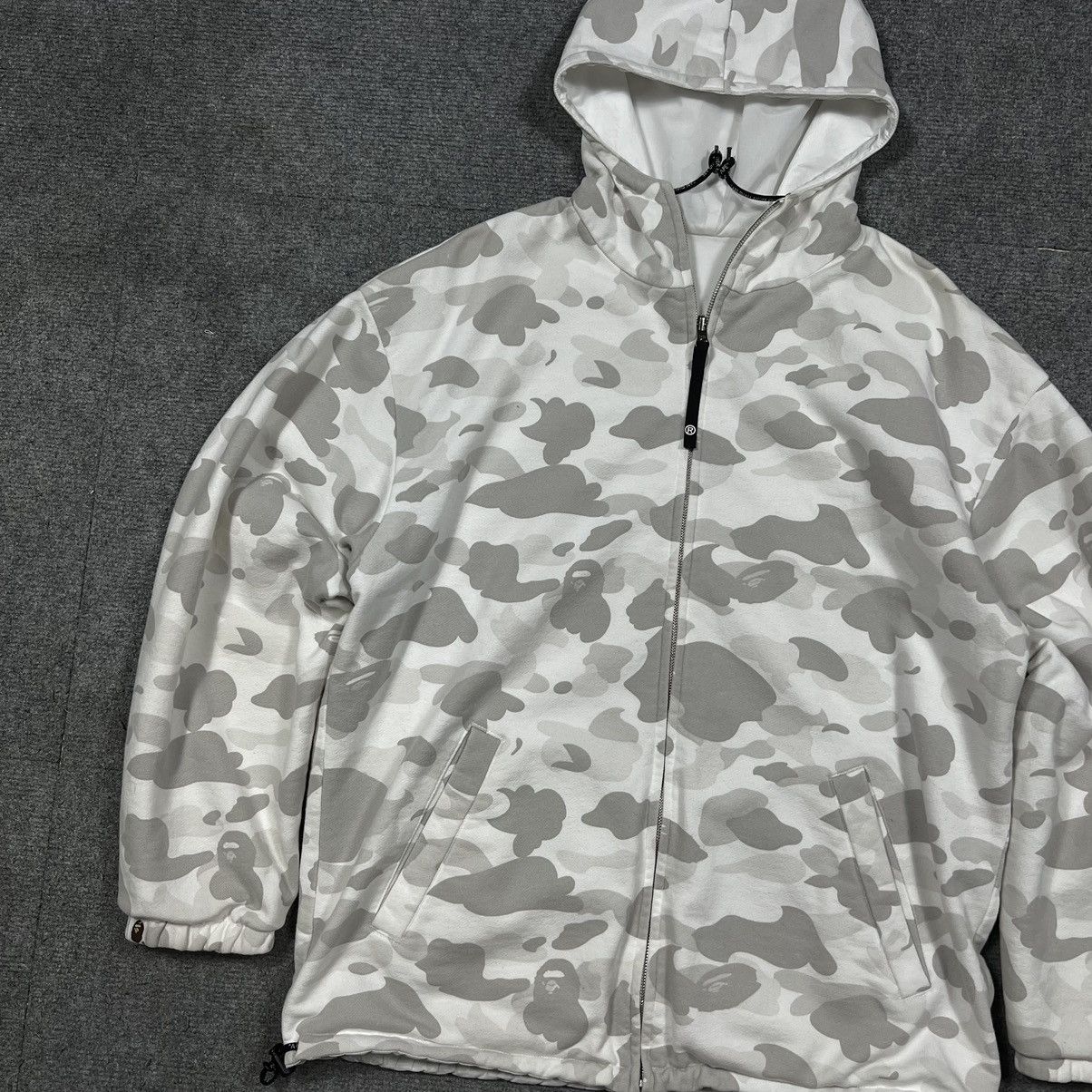 Bape × Nigo Rare Og bape nigo 1st white camo reversible jacket Size US L / EU 52-54 / 3 - 4 Thumbnail