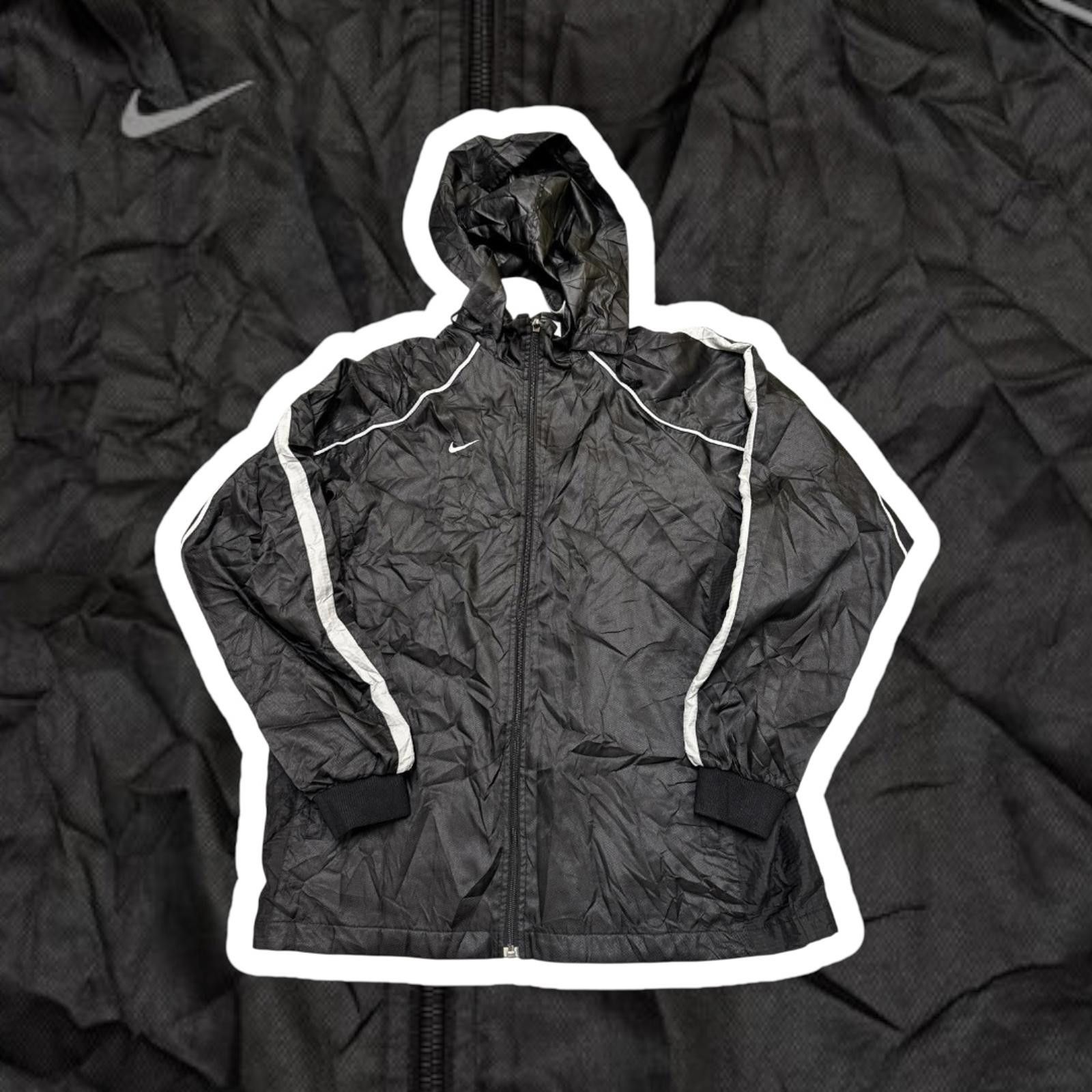 Nike Nike Lightweight Black Jacket with Hood Size US L / EU 52-54 / 3 - 1 Thumbnail
