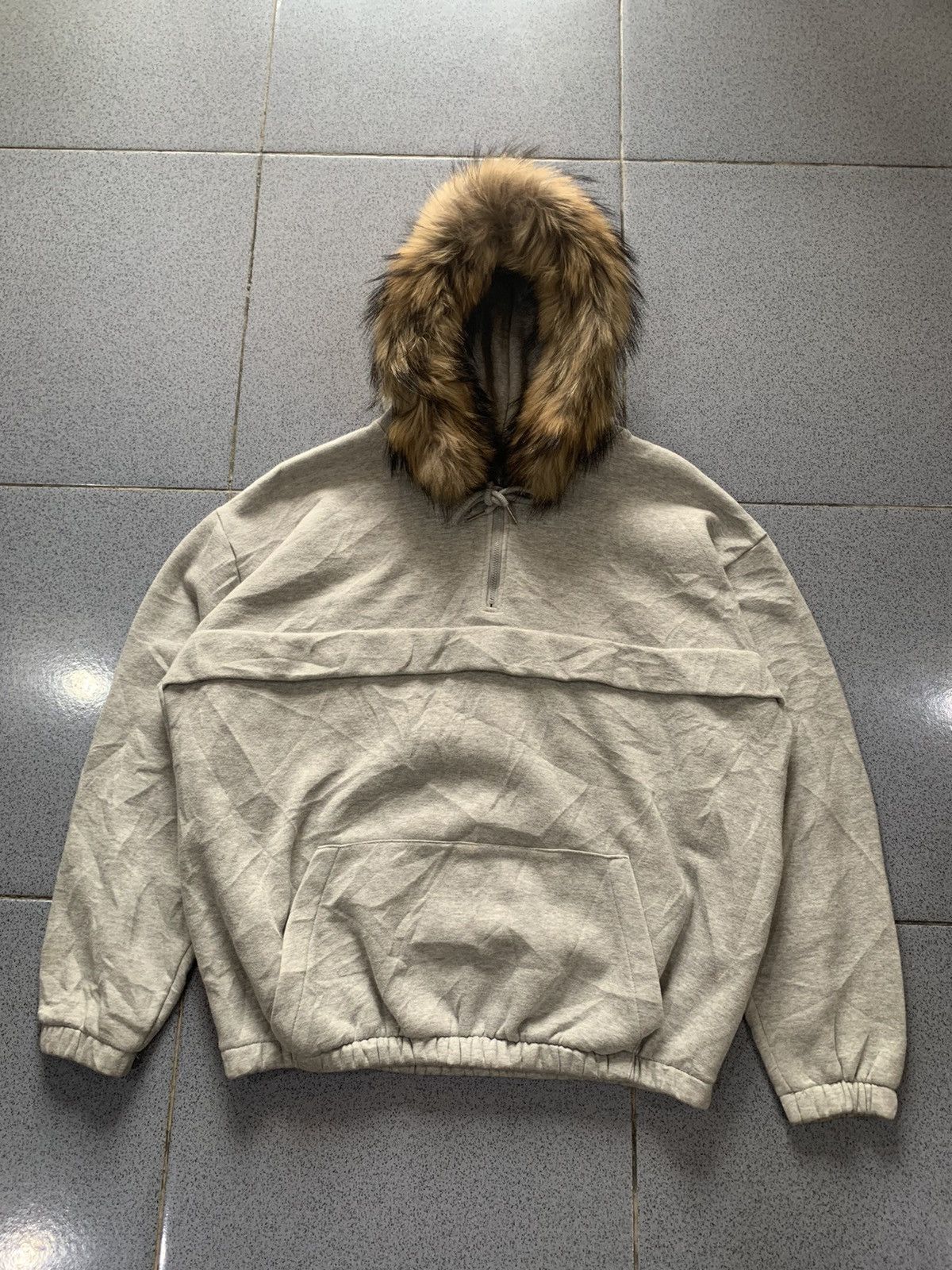image of 14Th Addiction x If Six Was Nine Fur Hoddie Gram Ifsixwasnine Lgb Style in Grey, Men's (Size Medium