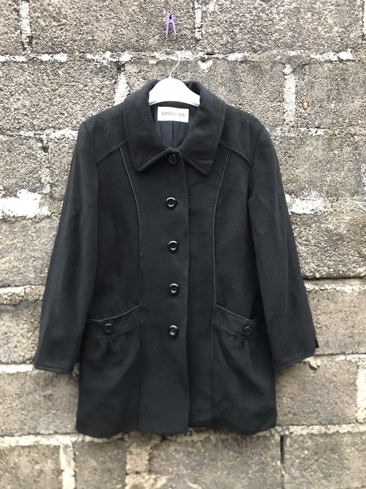 Kansai Yamamoto ⚡️Vintage Kansai Yamamoto Bis Button Coat Jacket Size S / US 4 / IT 40 - 1 Thumbnail