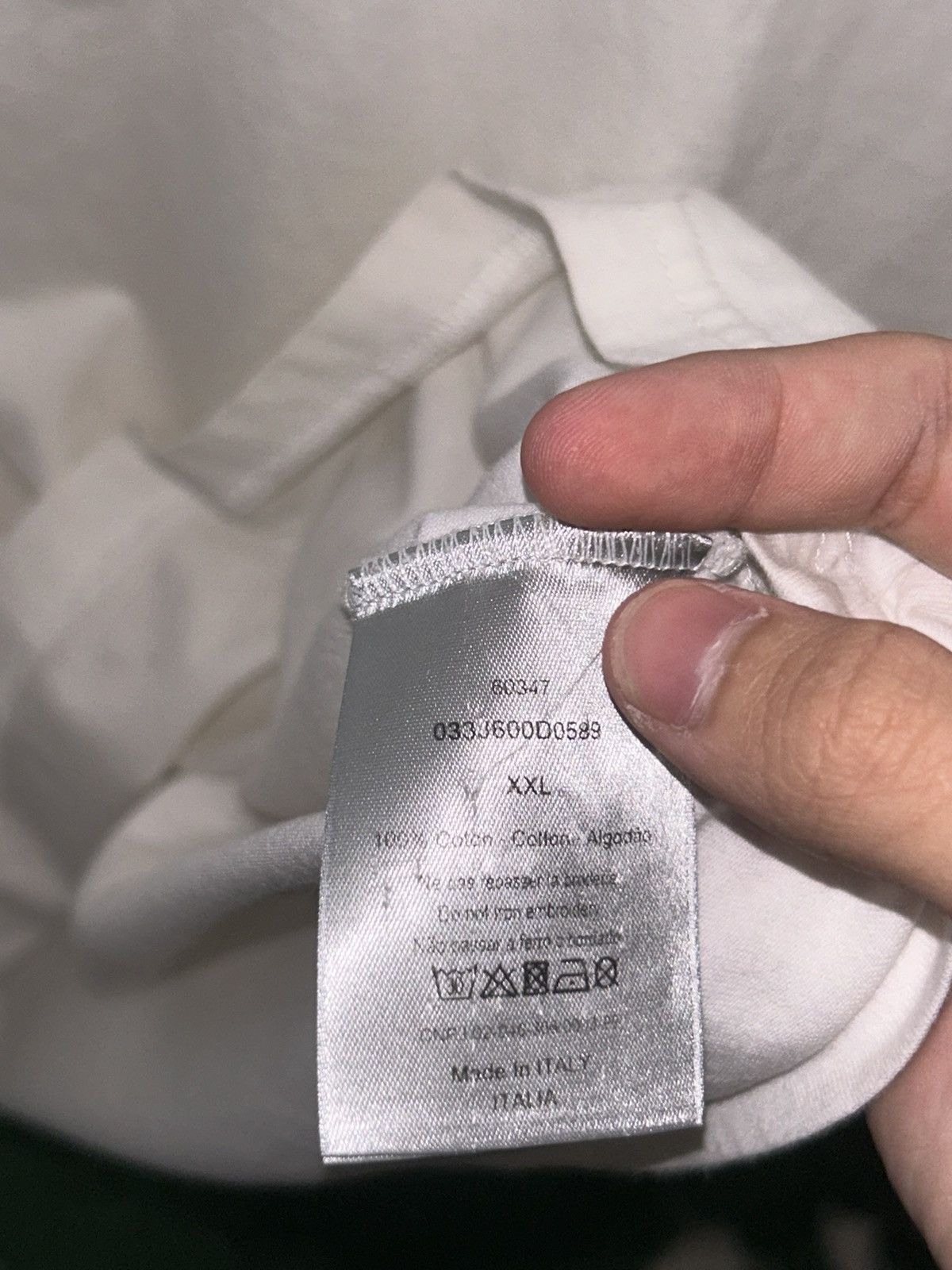 Dior Dior Tshirt White Size xxl Men Fits Like Large Size US XXL / EU 58 / 5 - 4 Thumbnail